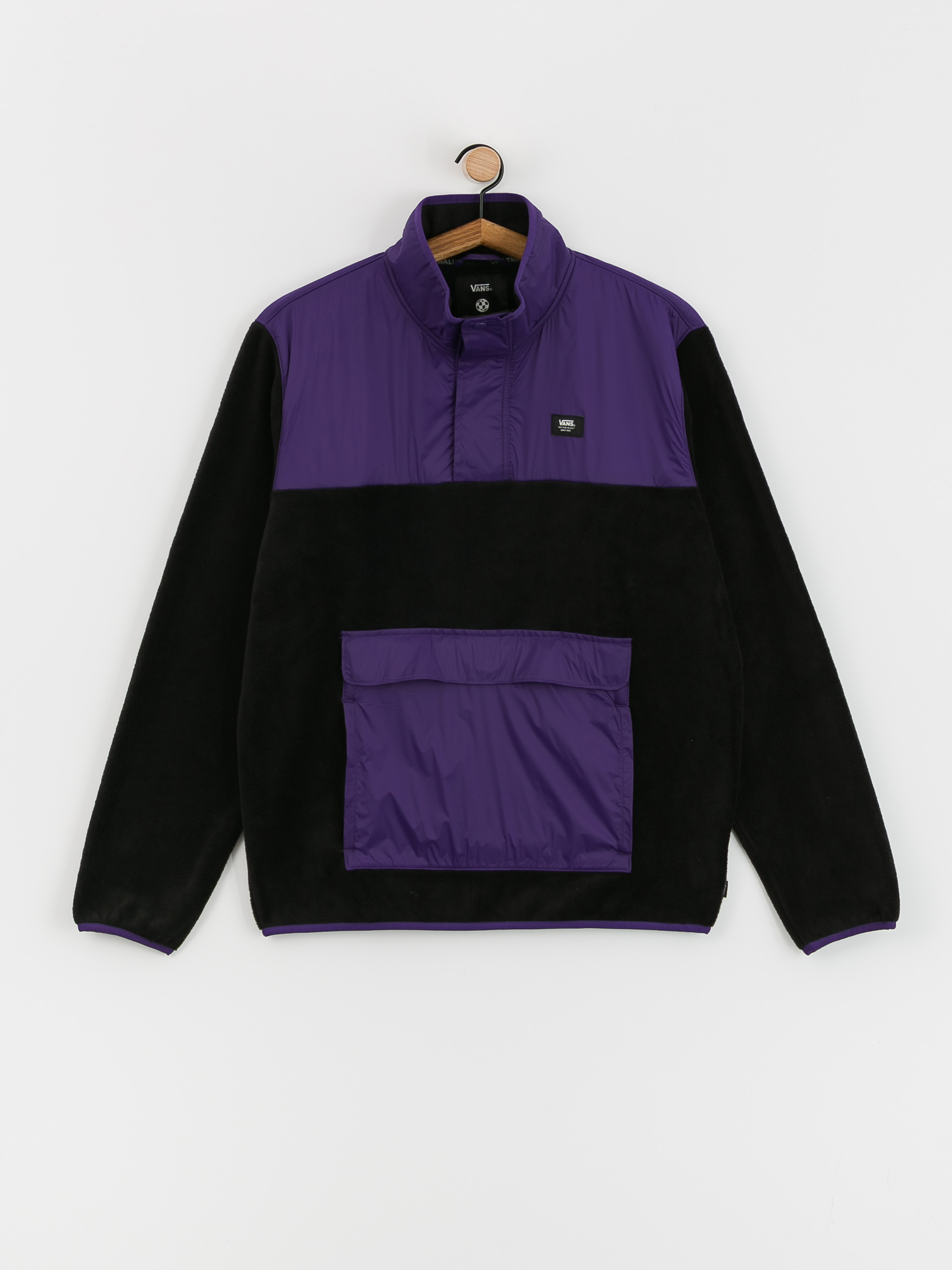 Pentru bărbați Hanorac din fleece Vans Mammoth (black/violet indigo)
