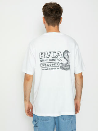 Tricou RVCA Snake Contro (white)