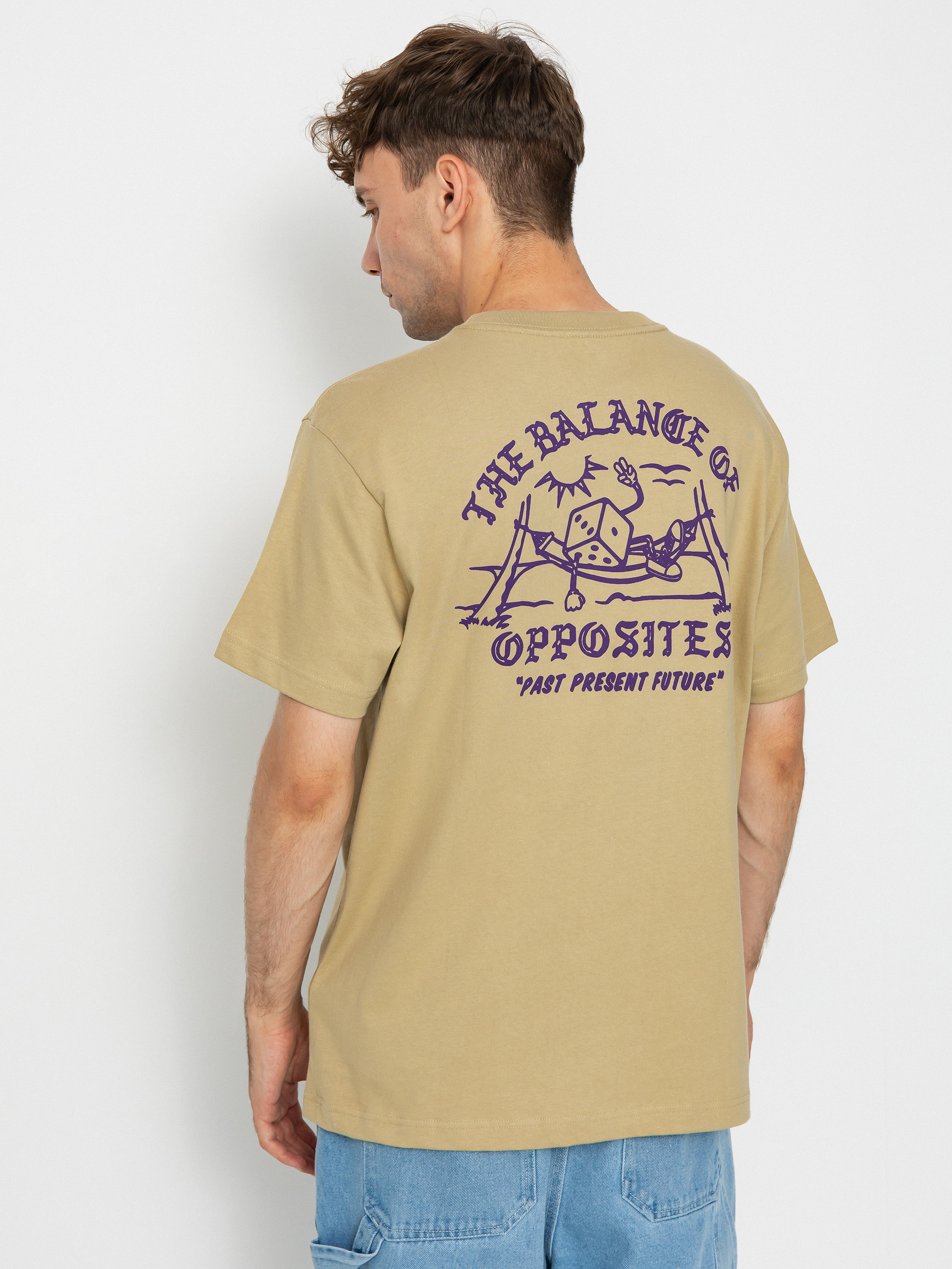 Tricou RVCA Pairodice (khaki)
