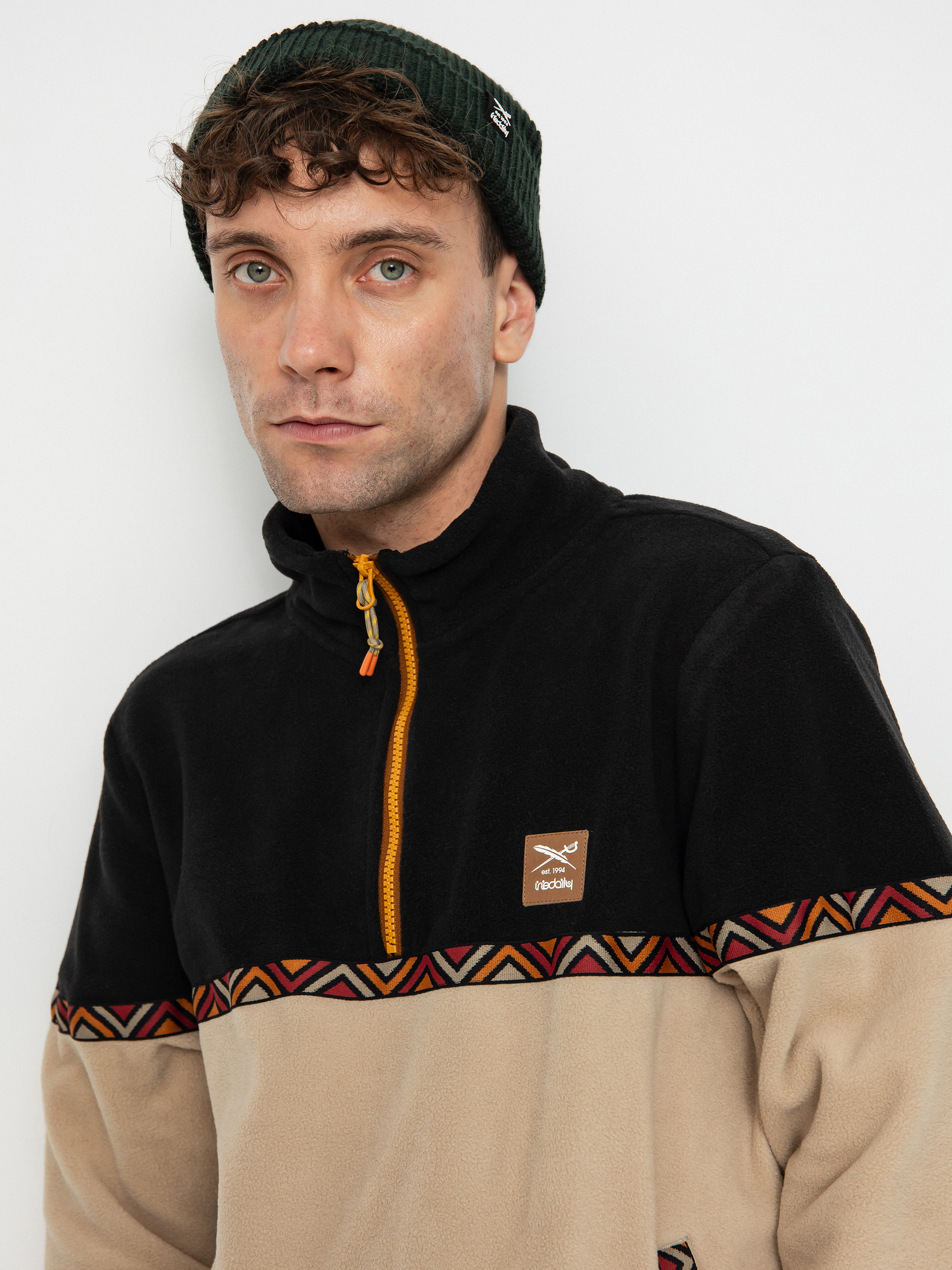 Pentru bărbați Hanorac din fleece Iriedaily Monte Noe (khaki)