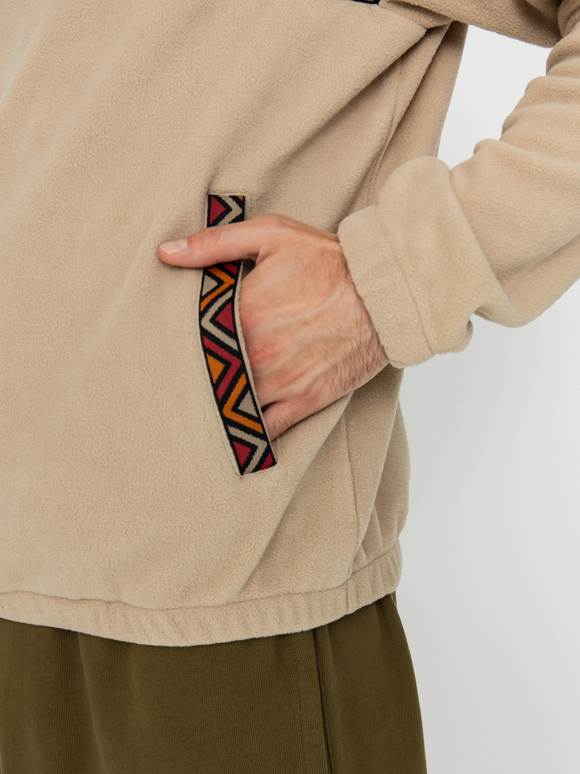 Pentru bărbați Hanorac din fleece Iriedaily Monte Noe (khaki)