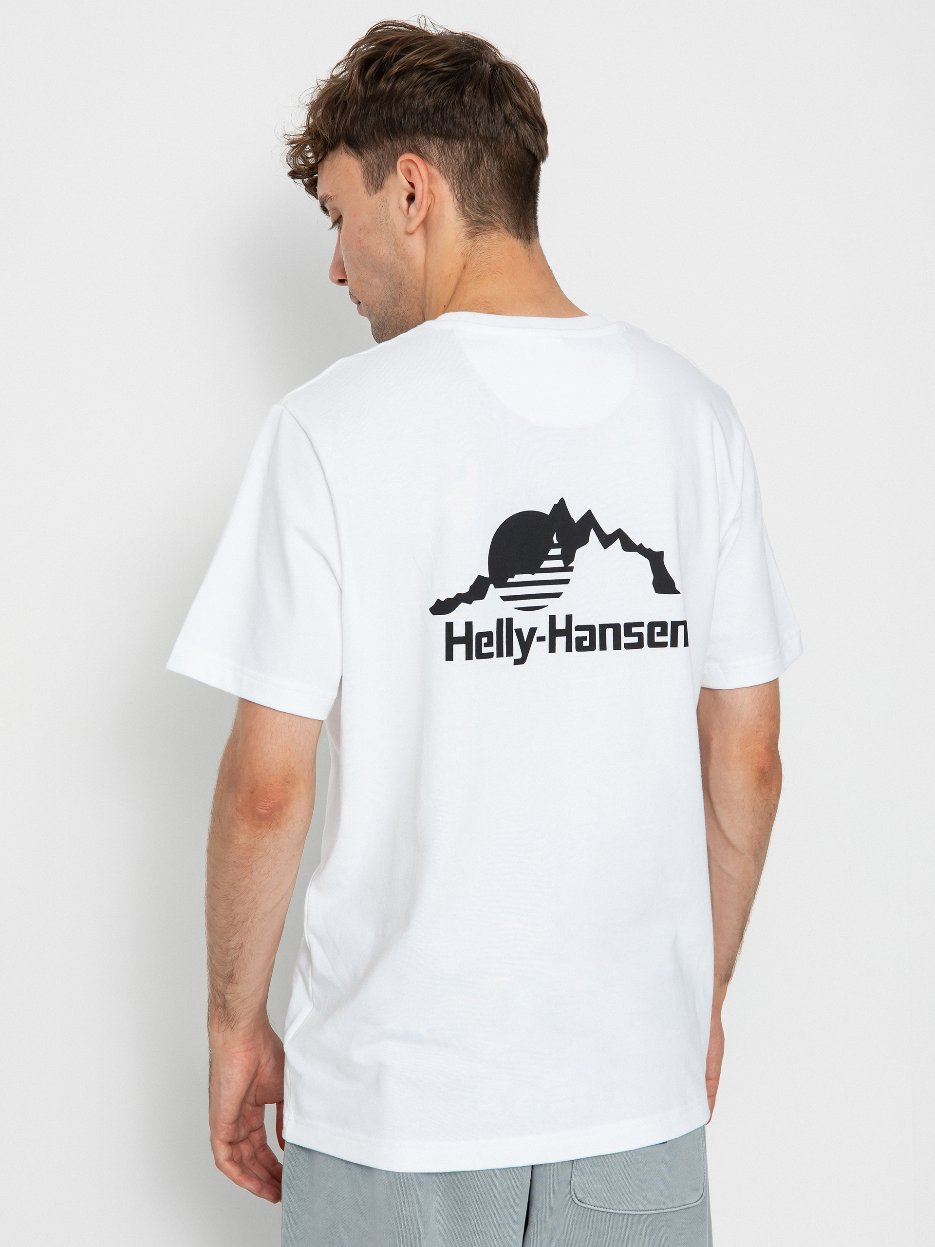 Tricou Helly Hansen Yu Patch (white)