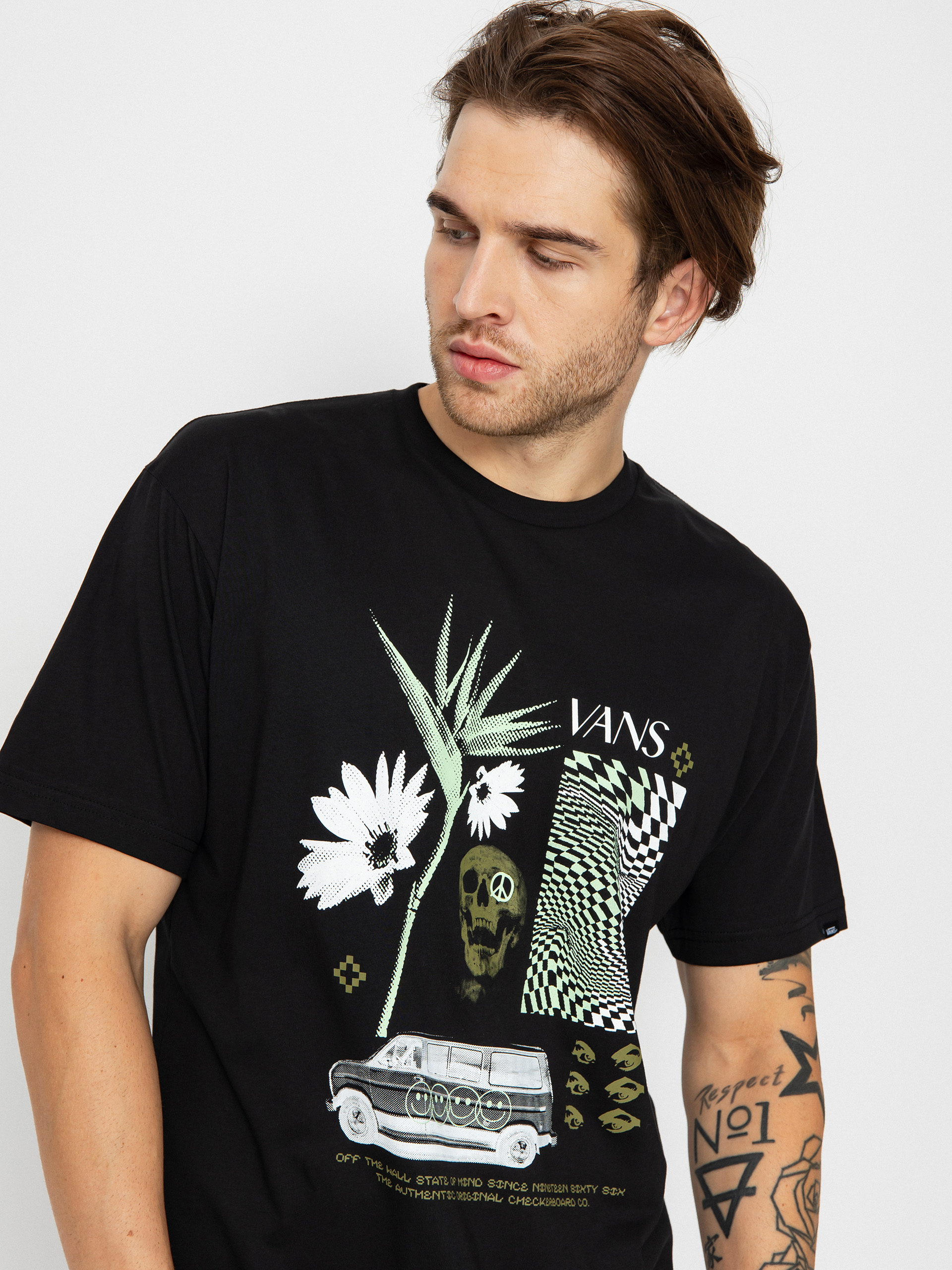 Tricou Vans Warped Vacation (black)