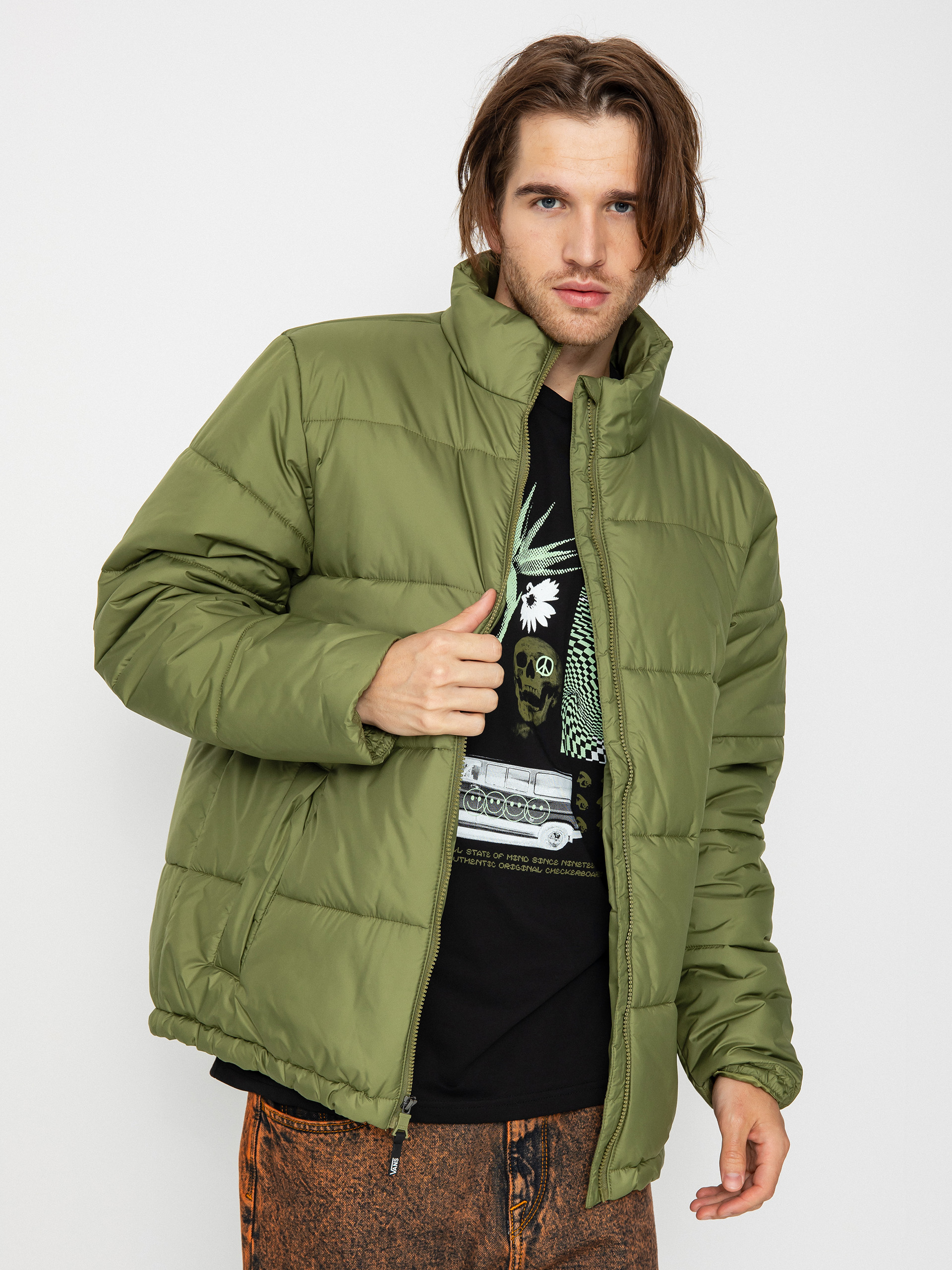 Geacă Vans No Hood Norris Mte 1 Puffer (olive branch)