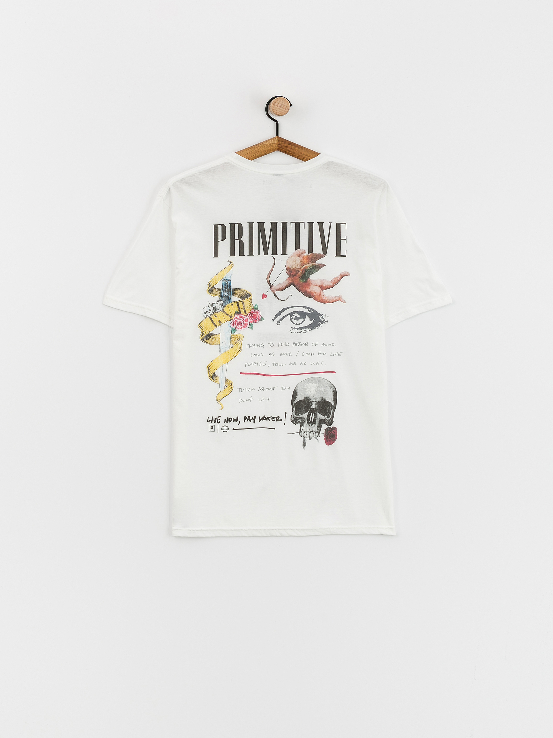 Tricou Primitive X Guns N' Roses Dont Cry (white)