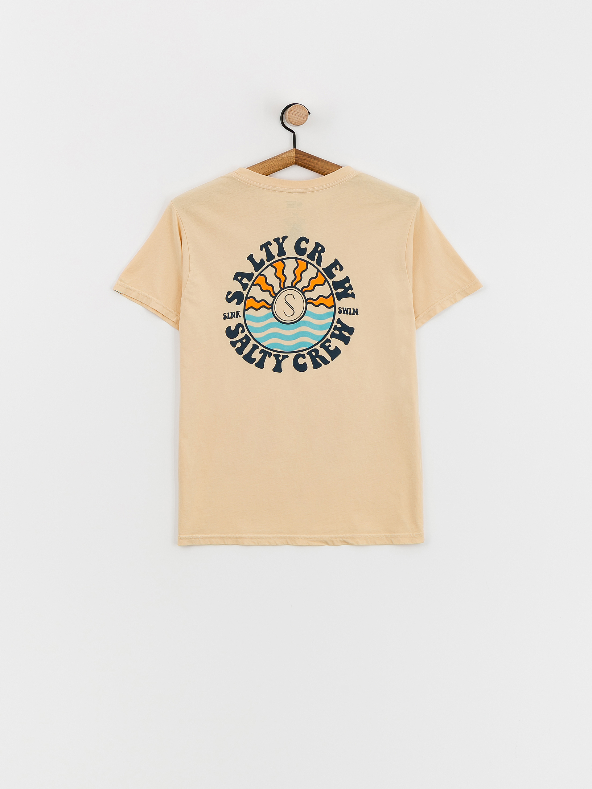Tricou Salty Crew Sun Waves Boyfriend Wmn (dusty gold)
