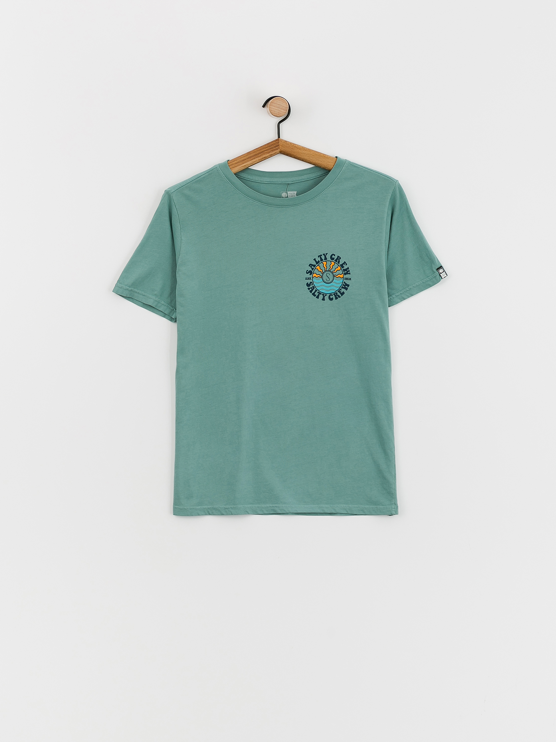 Tricou Salty Crew Sun Waves Boyfriend Wmn (dusty turq)