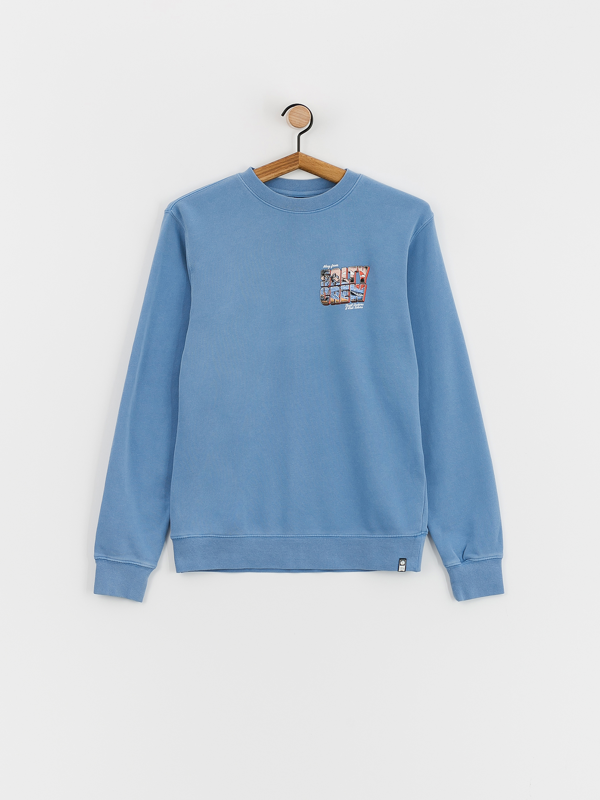 Hanorac Salty Crew Ahoy Boyfriend Crew Wmn (marine blue)