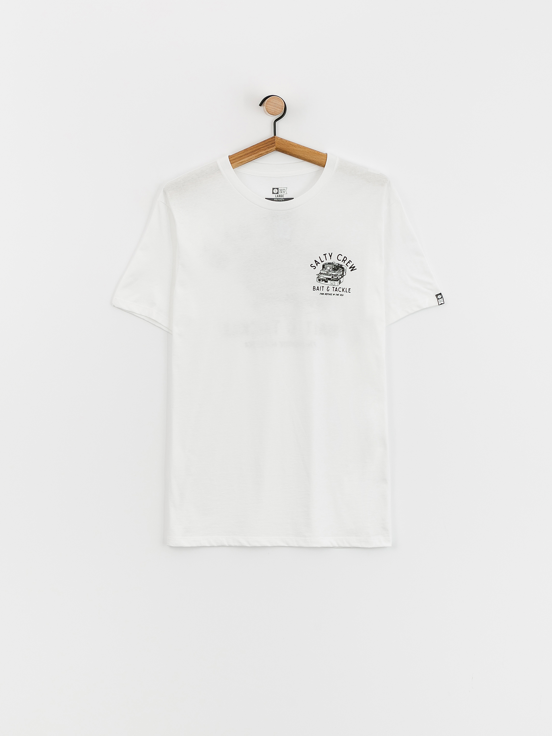 Tricou Salty Crew Tackle Box Premium (white)