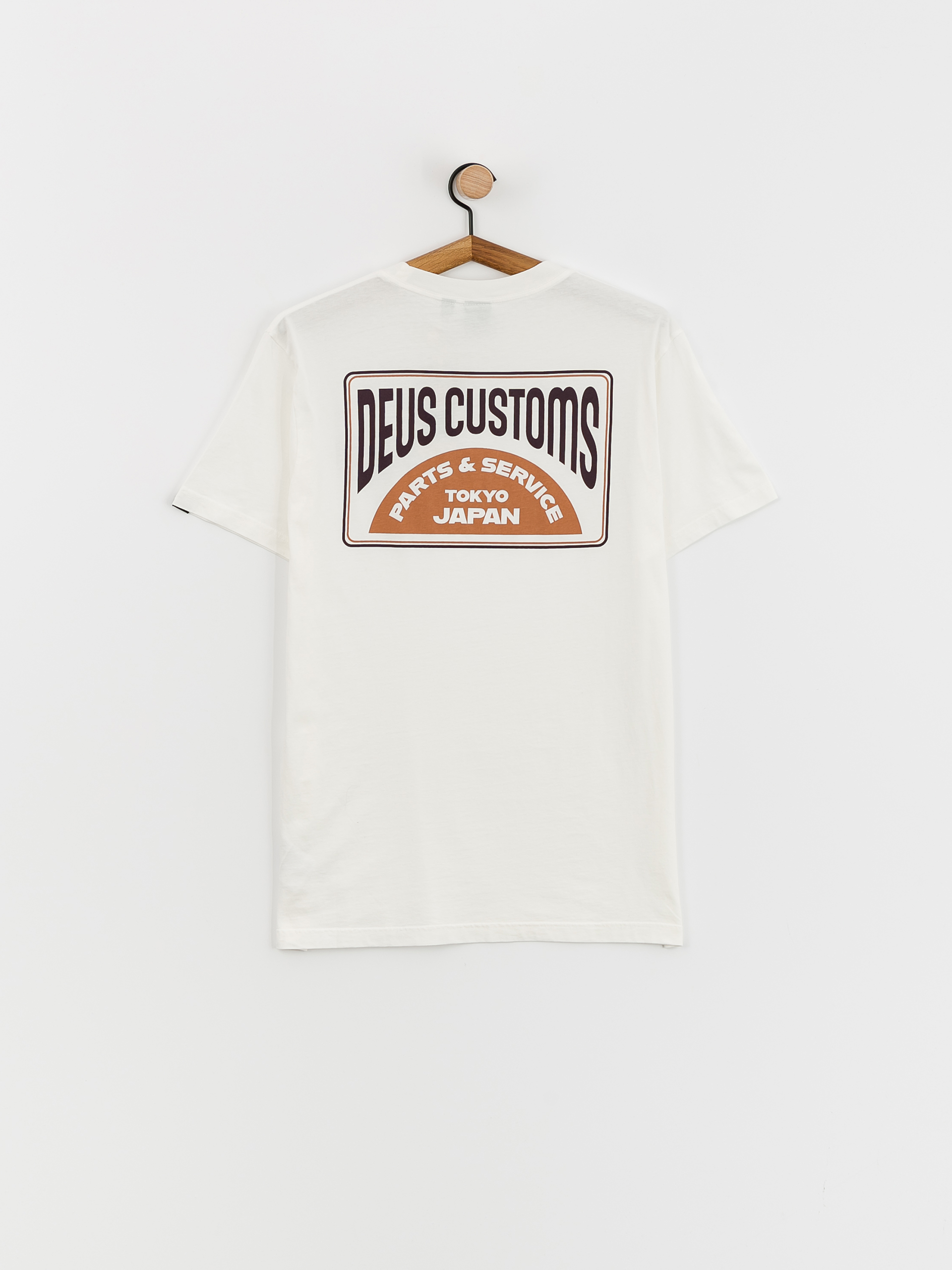 Tricou Deus Ex Machina Depot (vintage white)
