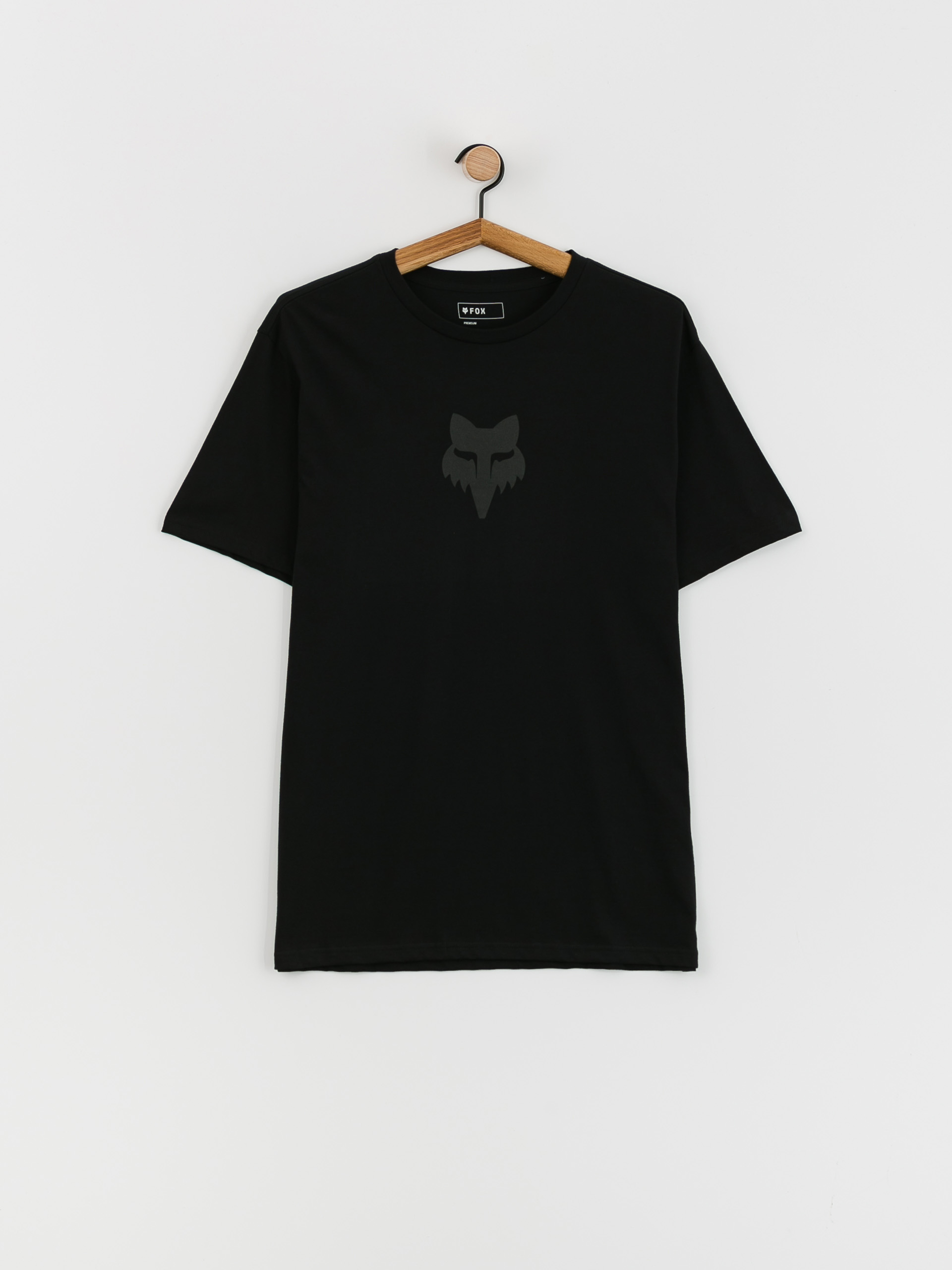 Tricou Fox Head (black/black)