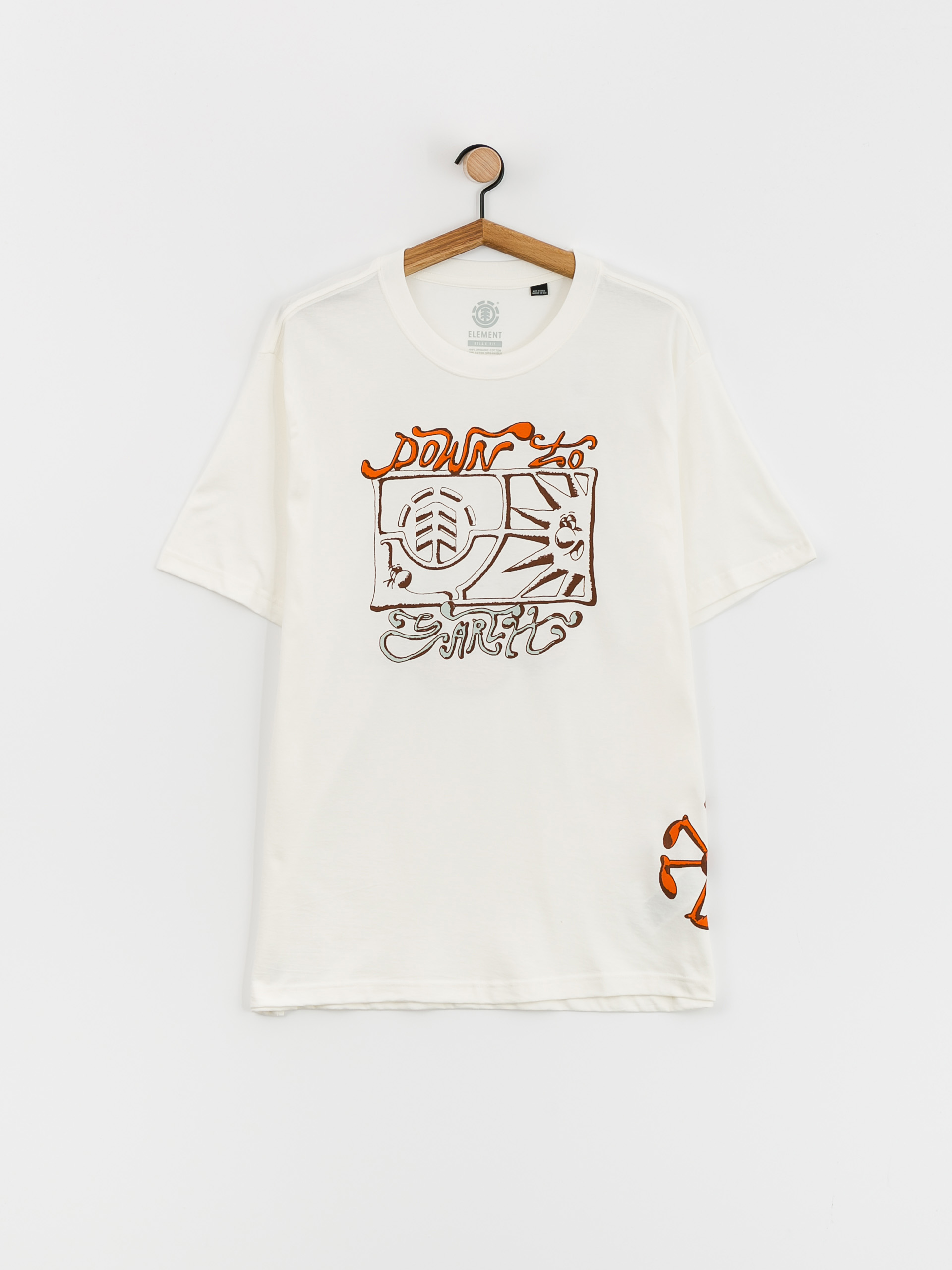 Tricou Element Down To Earth (egret)