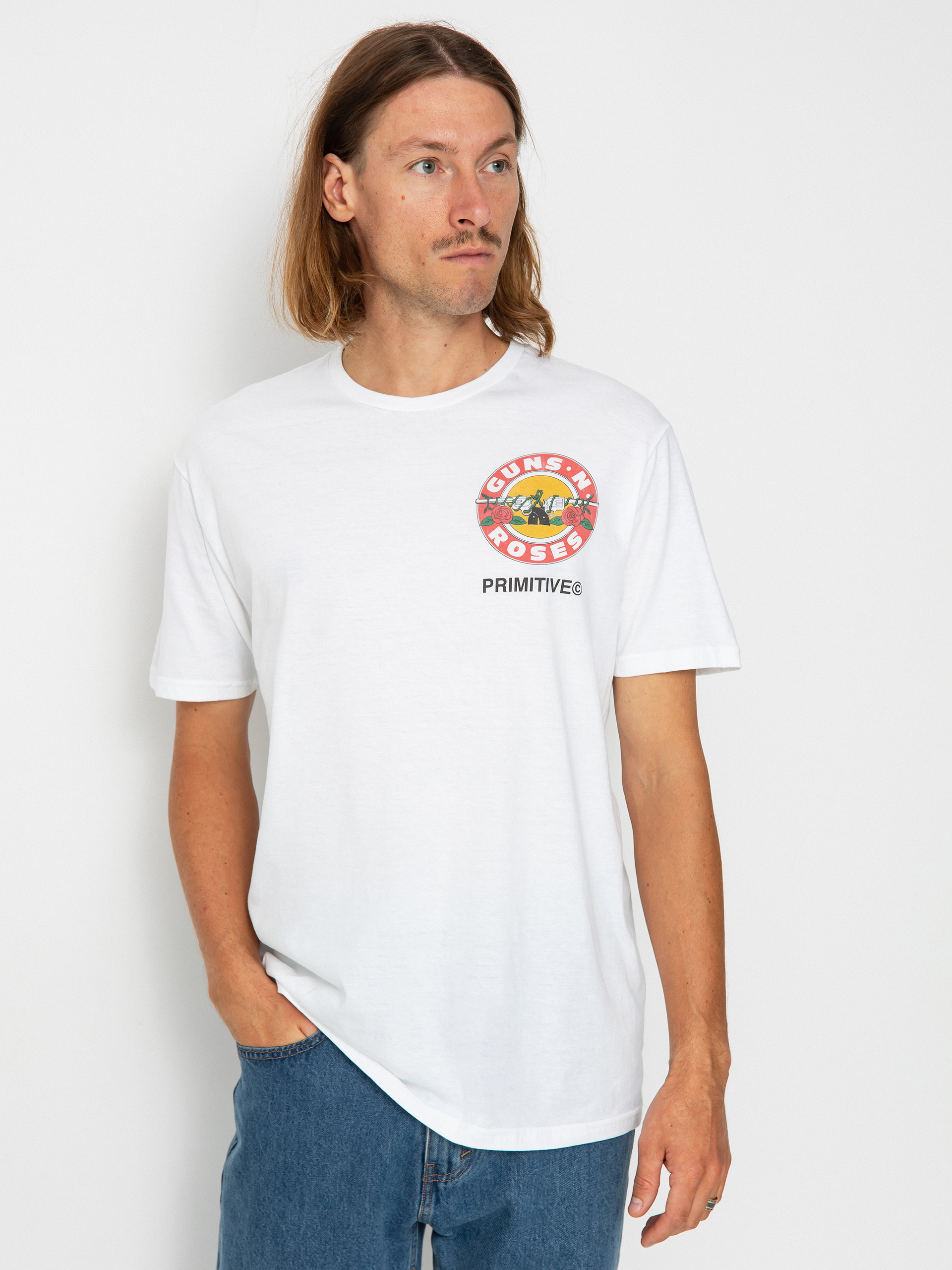 Tricou Primitive X Guns N' Roses Next Door (white)