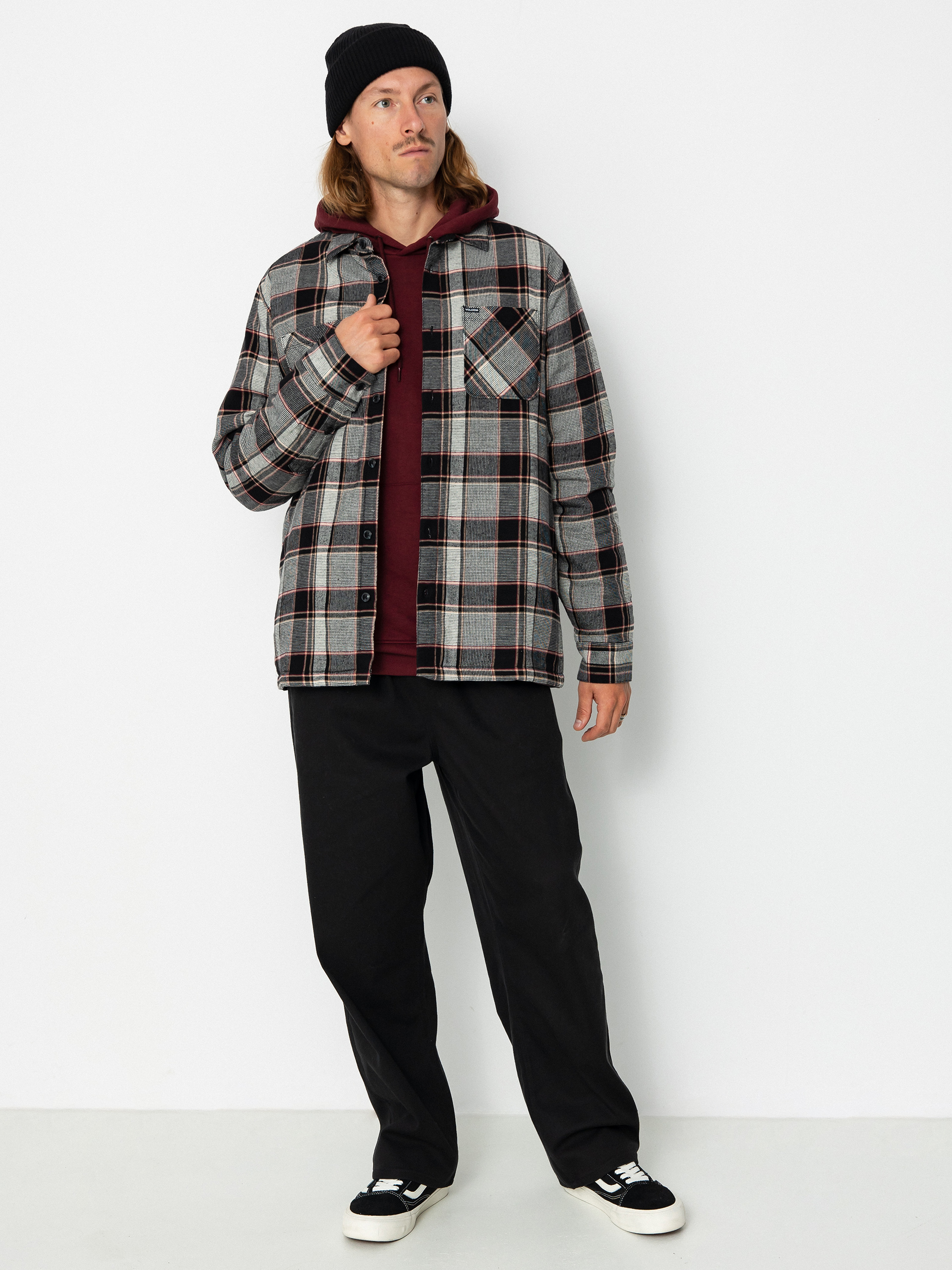 Cămașă Volcom Brickstone Lined Flannel Ls (dirty white)