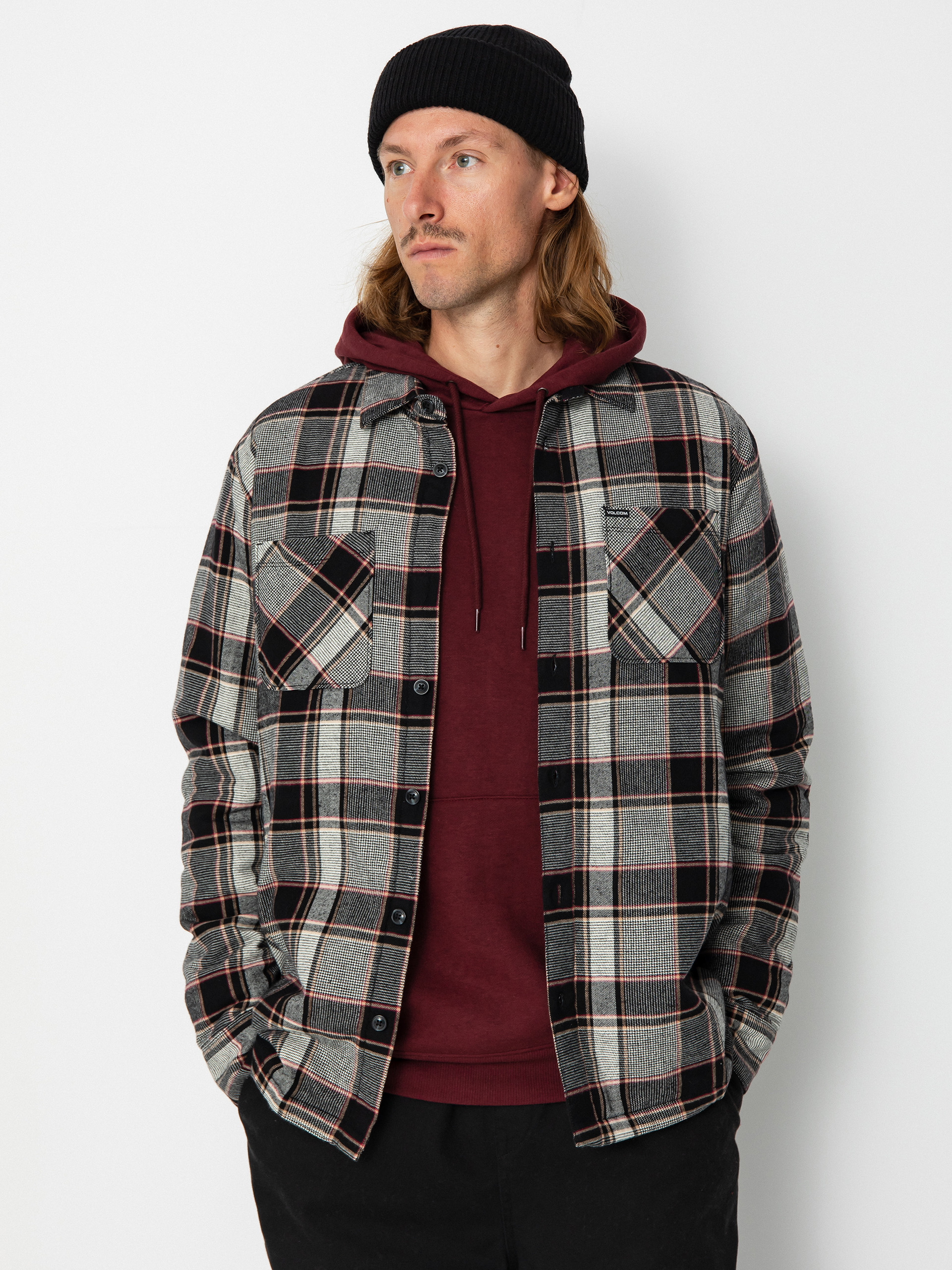 Cămașă Volcom Brickstone Lined Flannel Ls (dirty white)