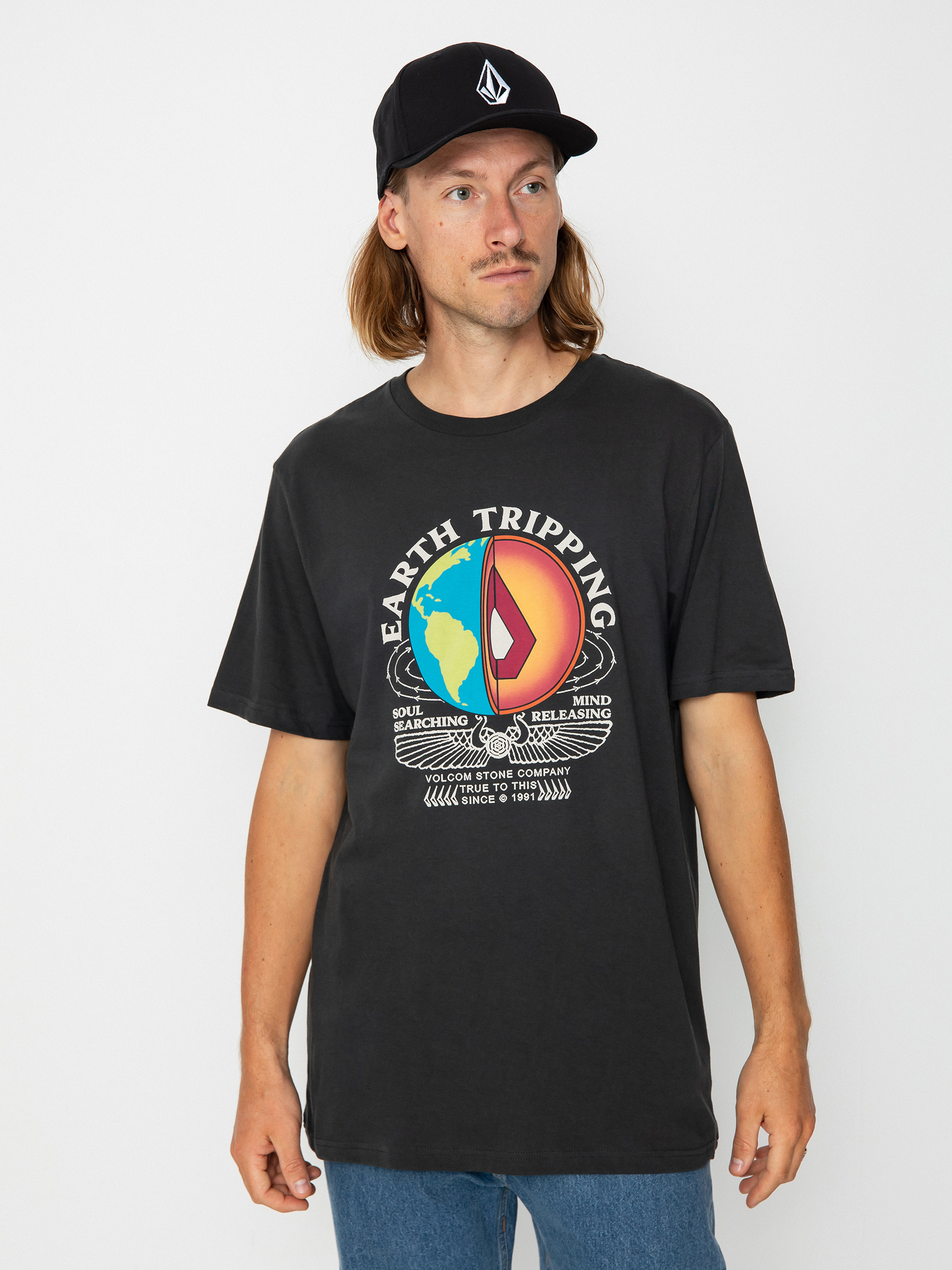 Tricou Volcom Fty Section (stealth)