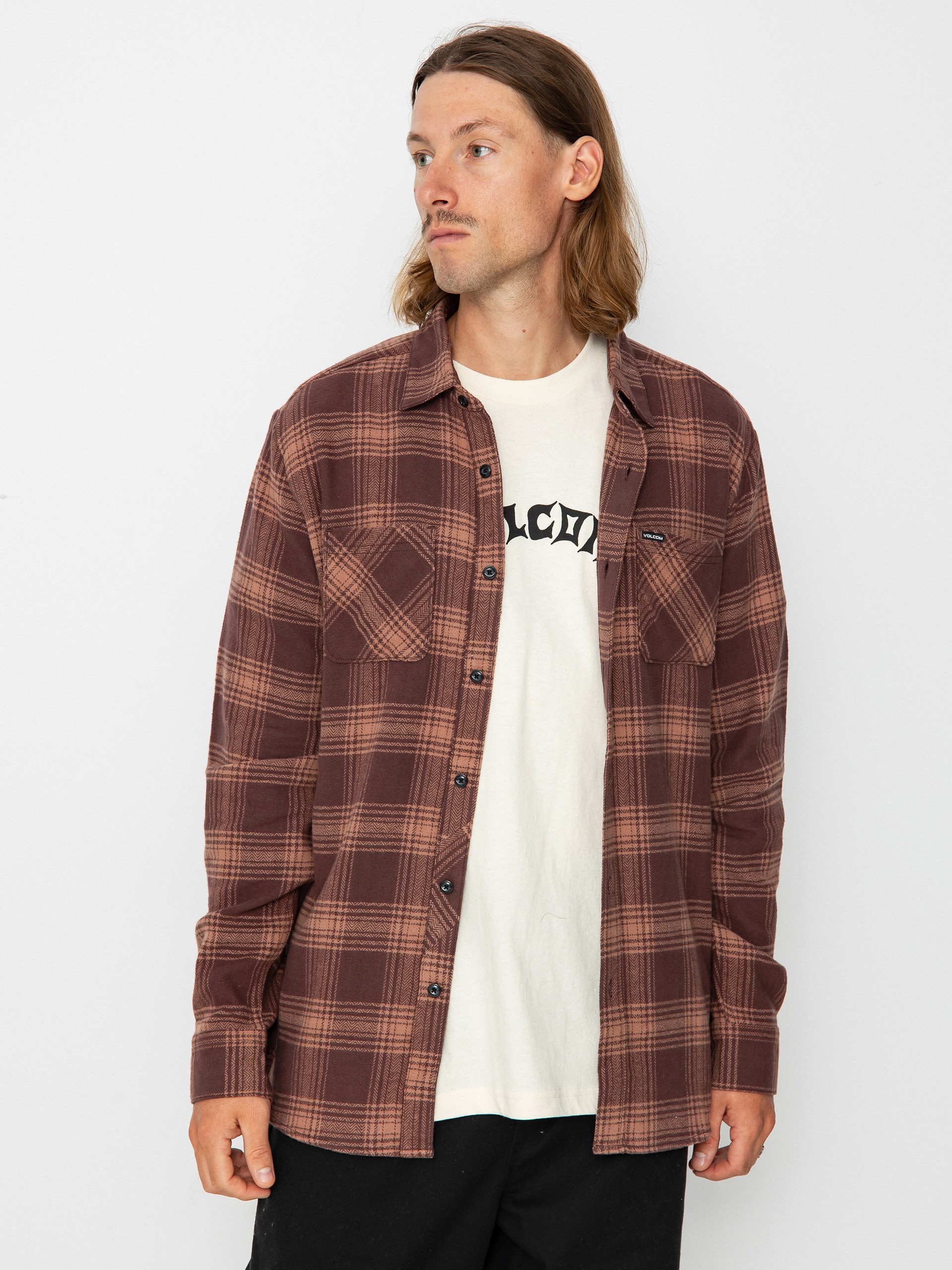 Cămașă Volcom Tone Stone Ls (pumice)