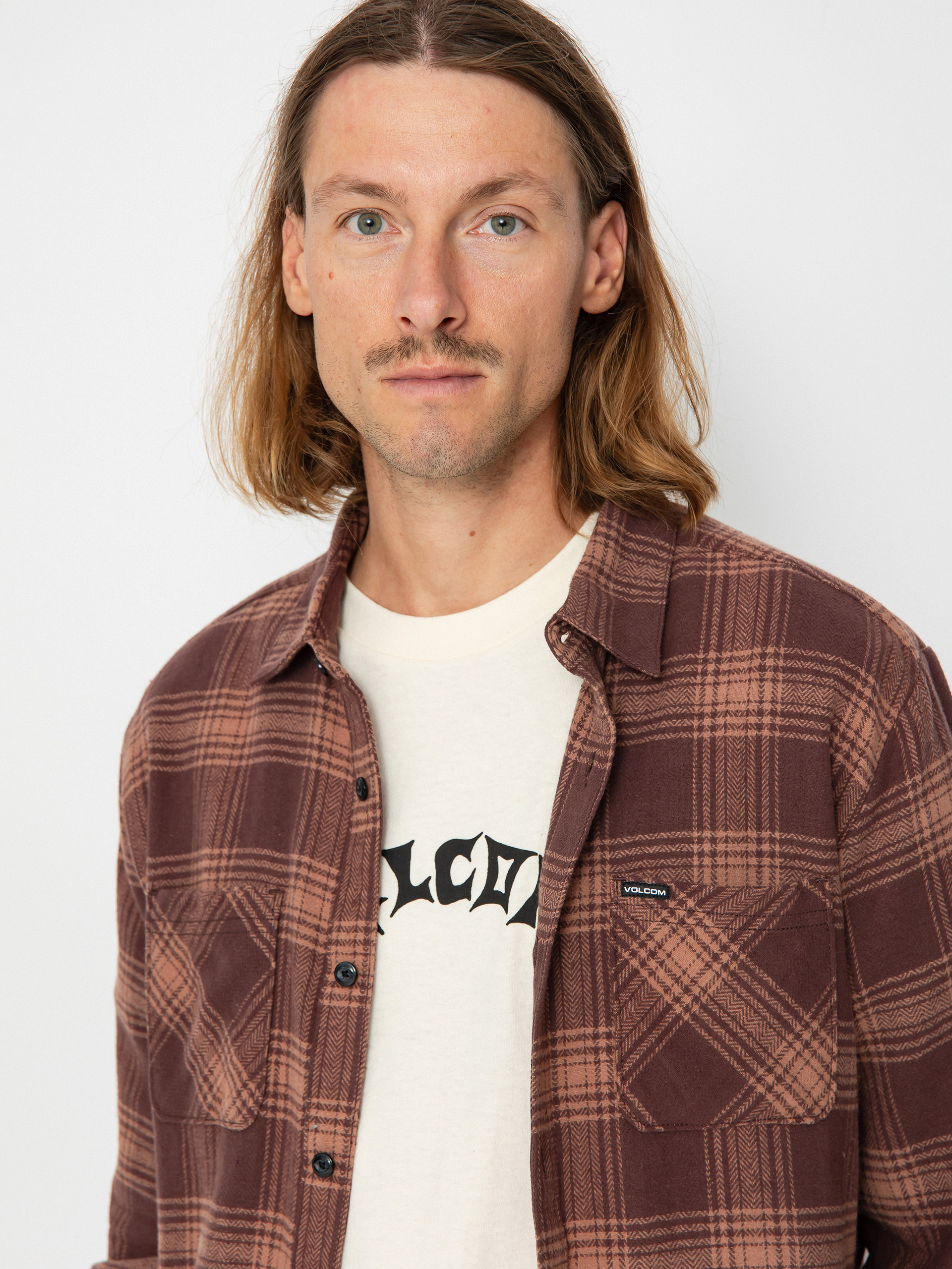 Cămașă Volcom Tone Stone Ls (pumice)
