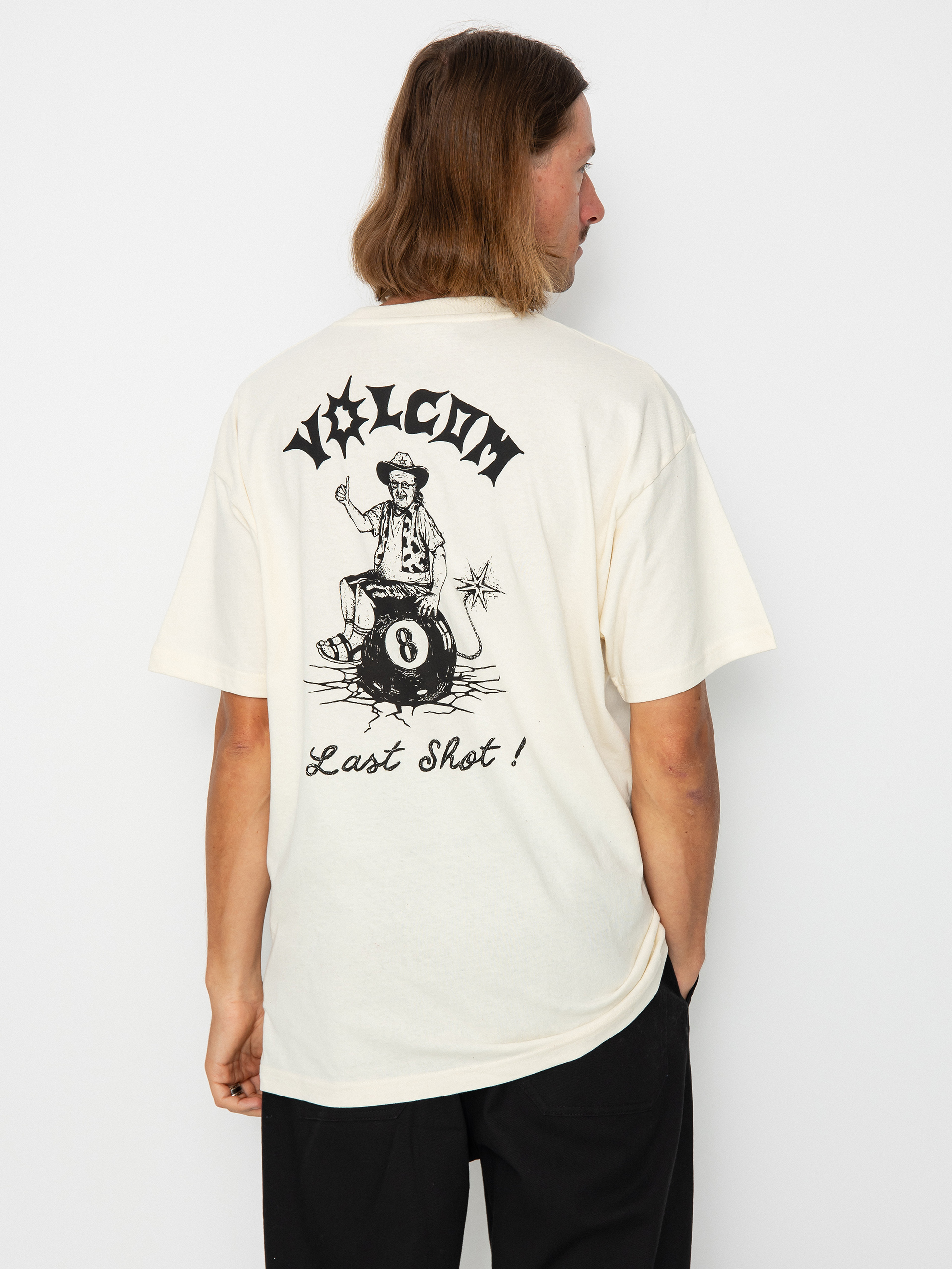 Tricou Volcom Last Shot Lse (dirty white)