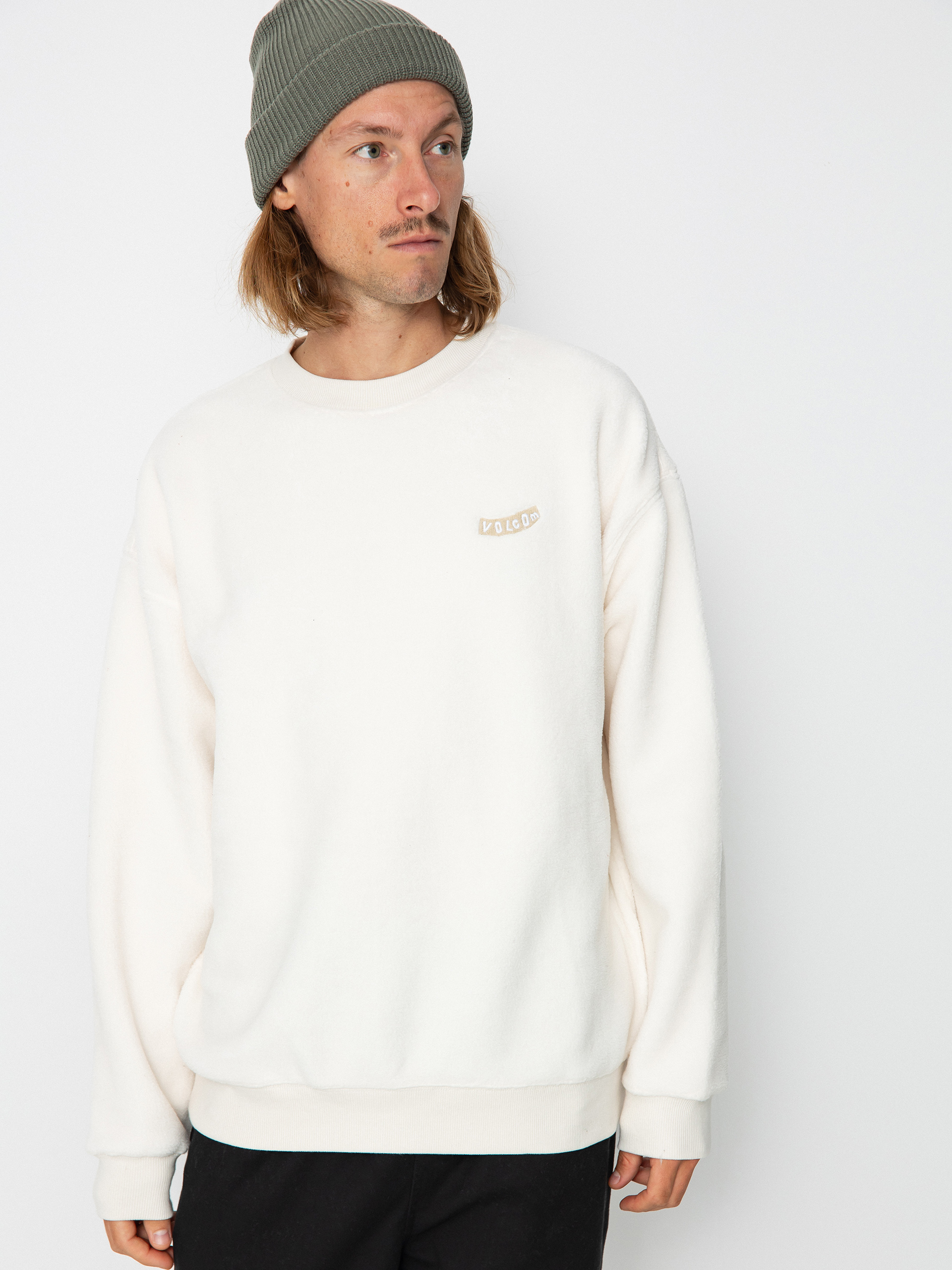 Hanorac Volcom Too Kool Lse Crew (dirty white)