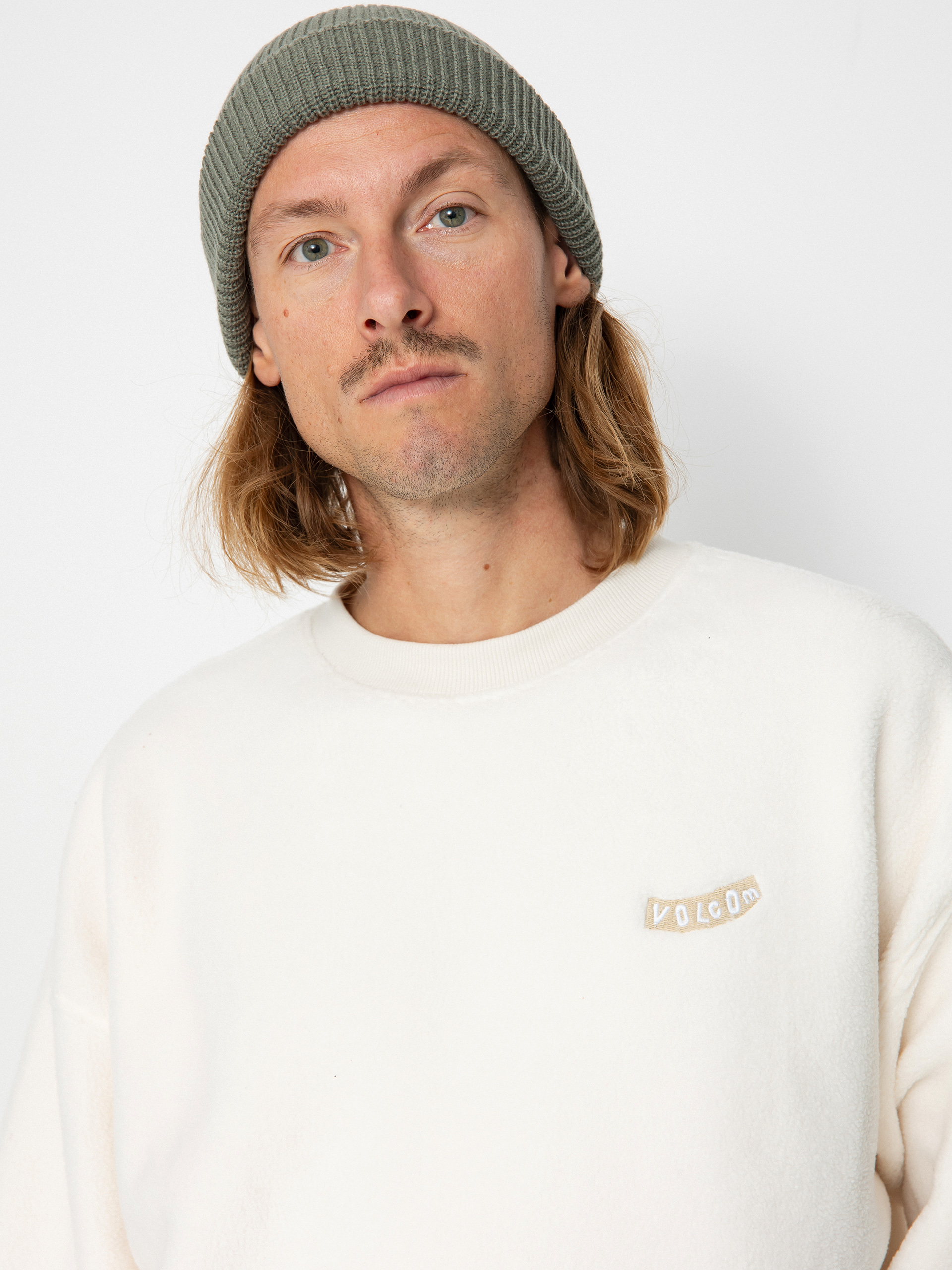 Hanorac Volcom Too Kool Lse Crew (dirty white)