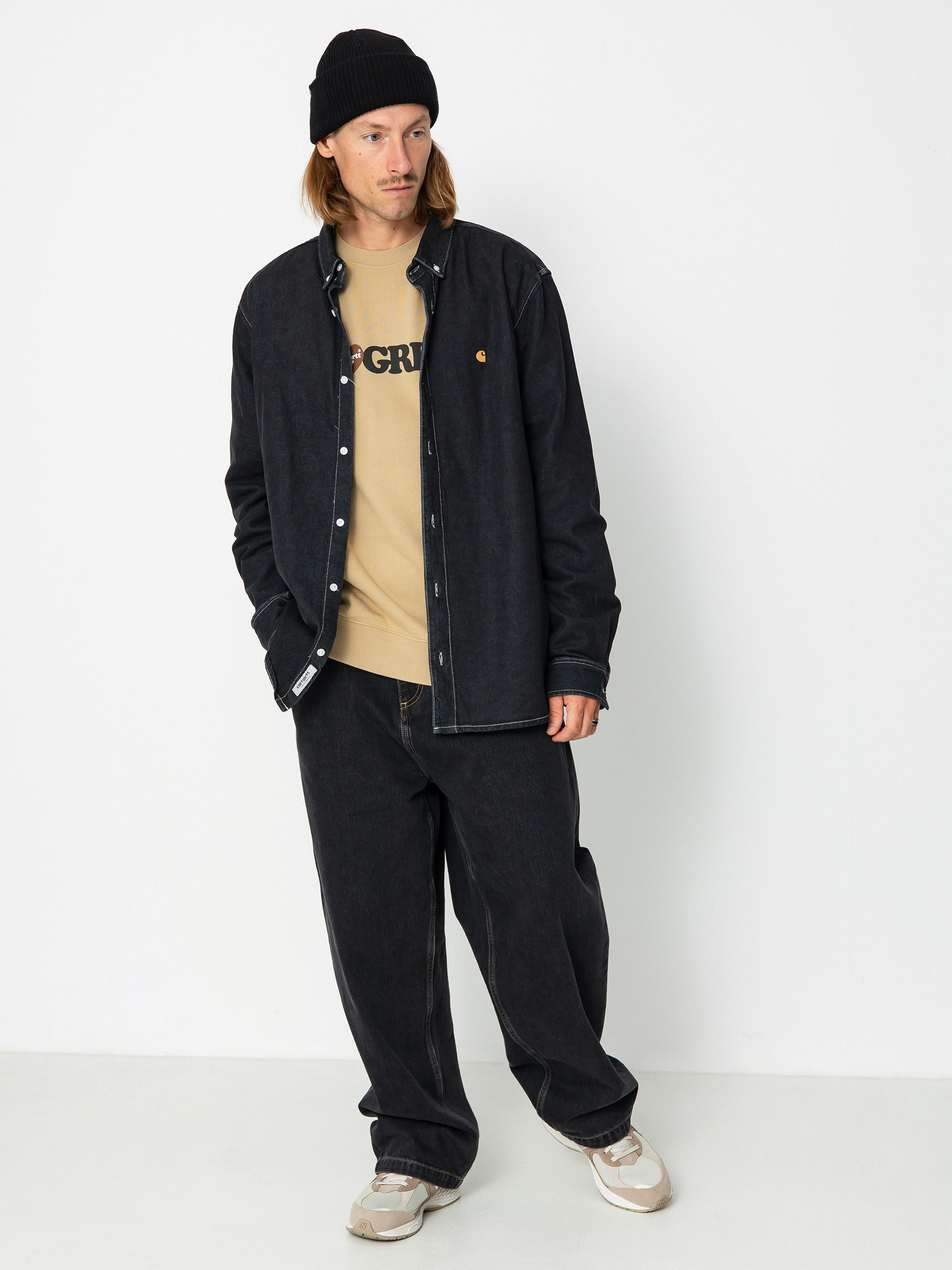 Cămașă Carhartt WIP Weldon (black)