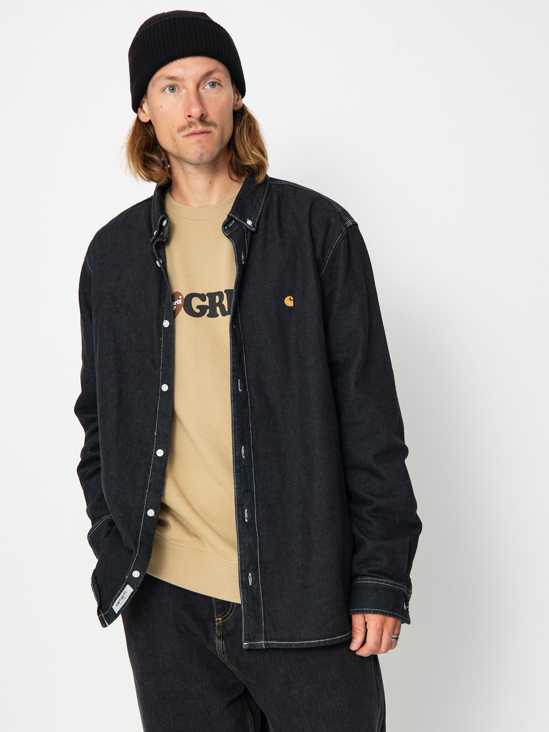 Cămașă Carhartt WIP Weldon (black)