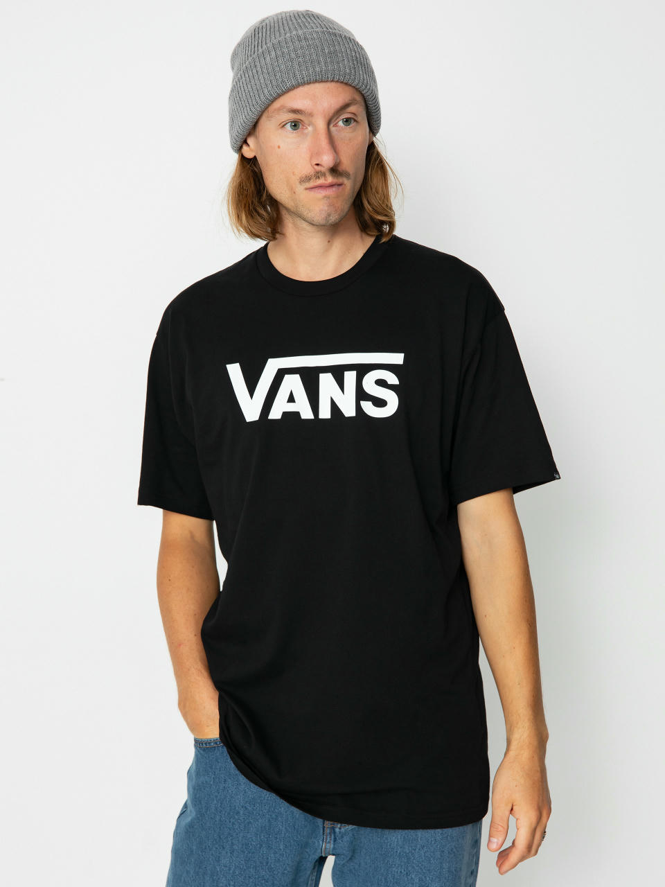 Tricou Vans Classic (black/white)