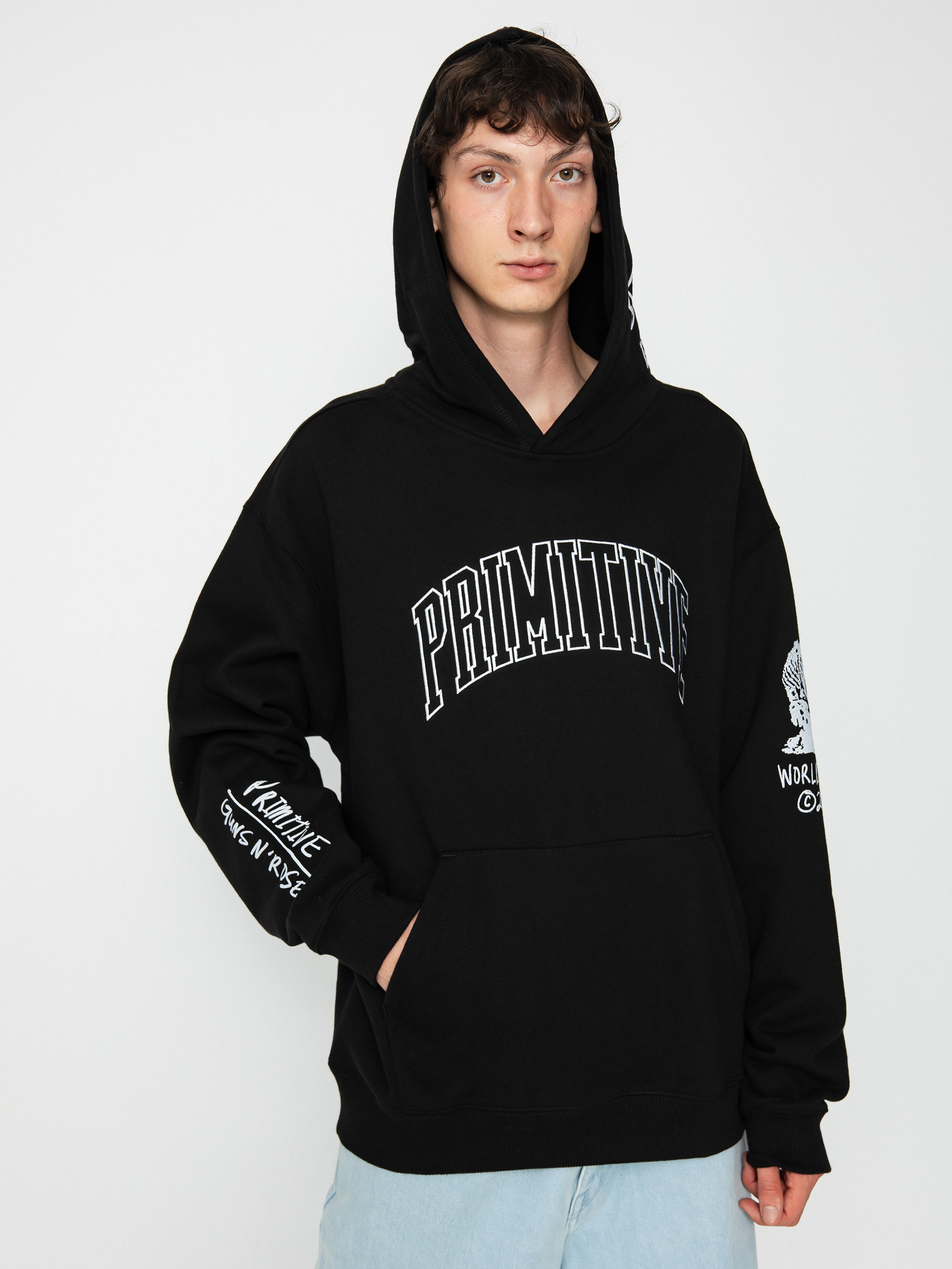 Hanorac cu glugă Primitive X Guns N' Roses Estranged HD