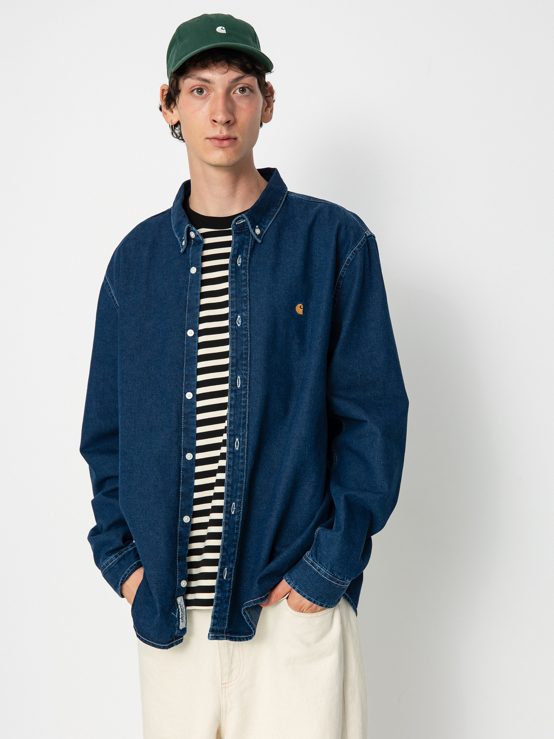 Cămașă Carhartt WIP Weldon (blue)