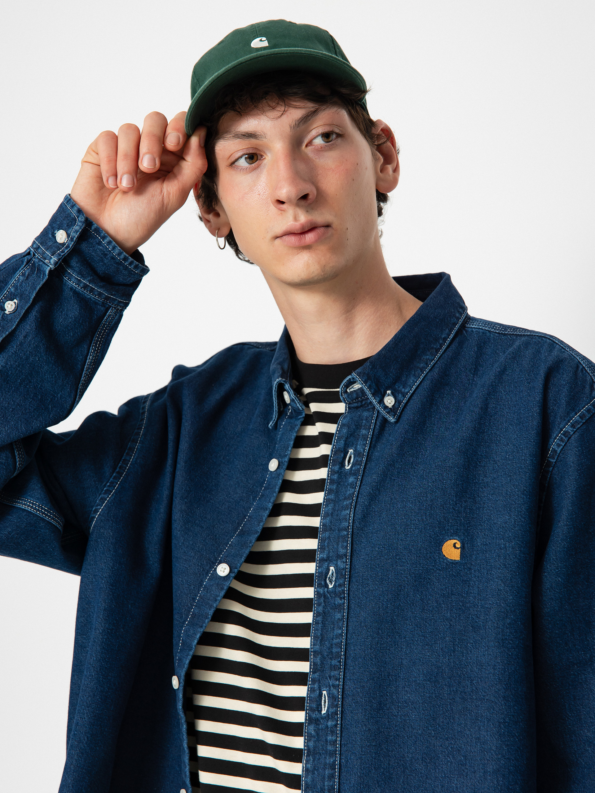 Cămașă Carhartt WIP Weldon (blue)