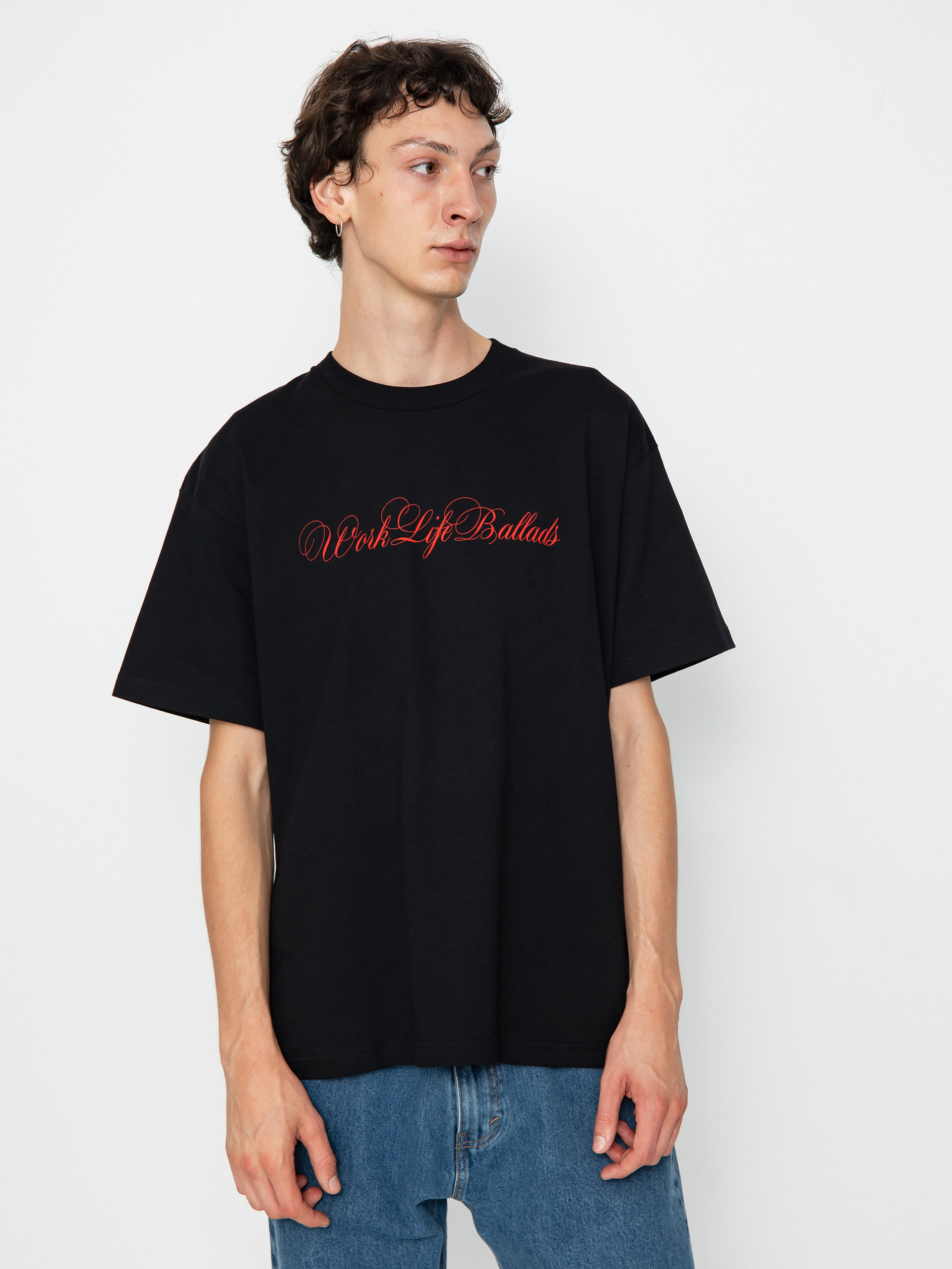 Tricou Carhartt WIP Work Life Ballads (black/red)