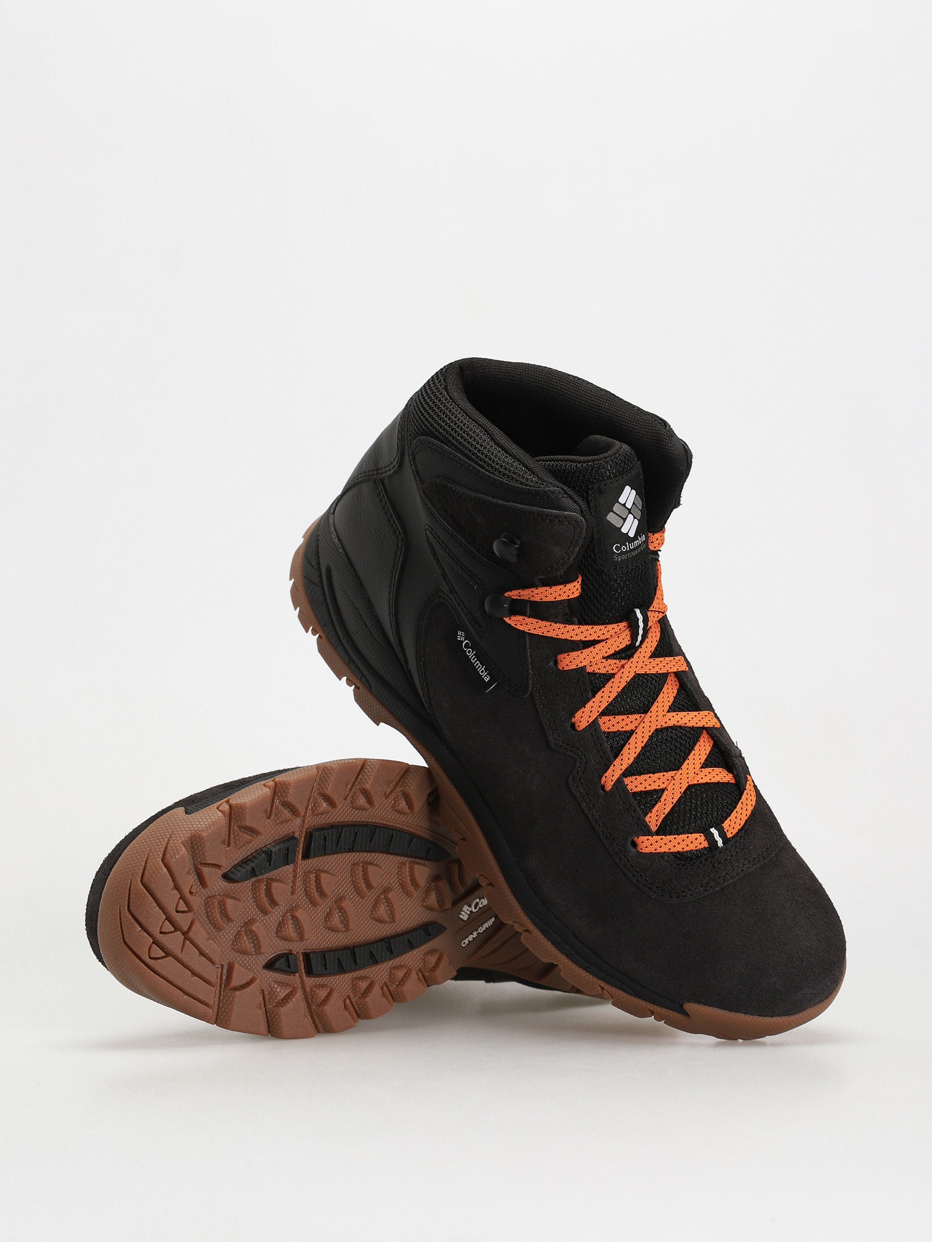 Pantofi Columbia Newton Ridge Bc (black/bright orange)