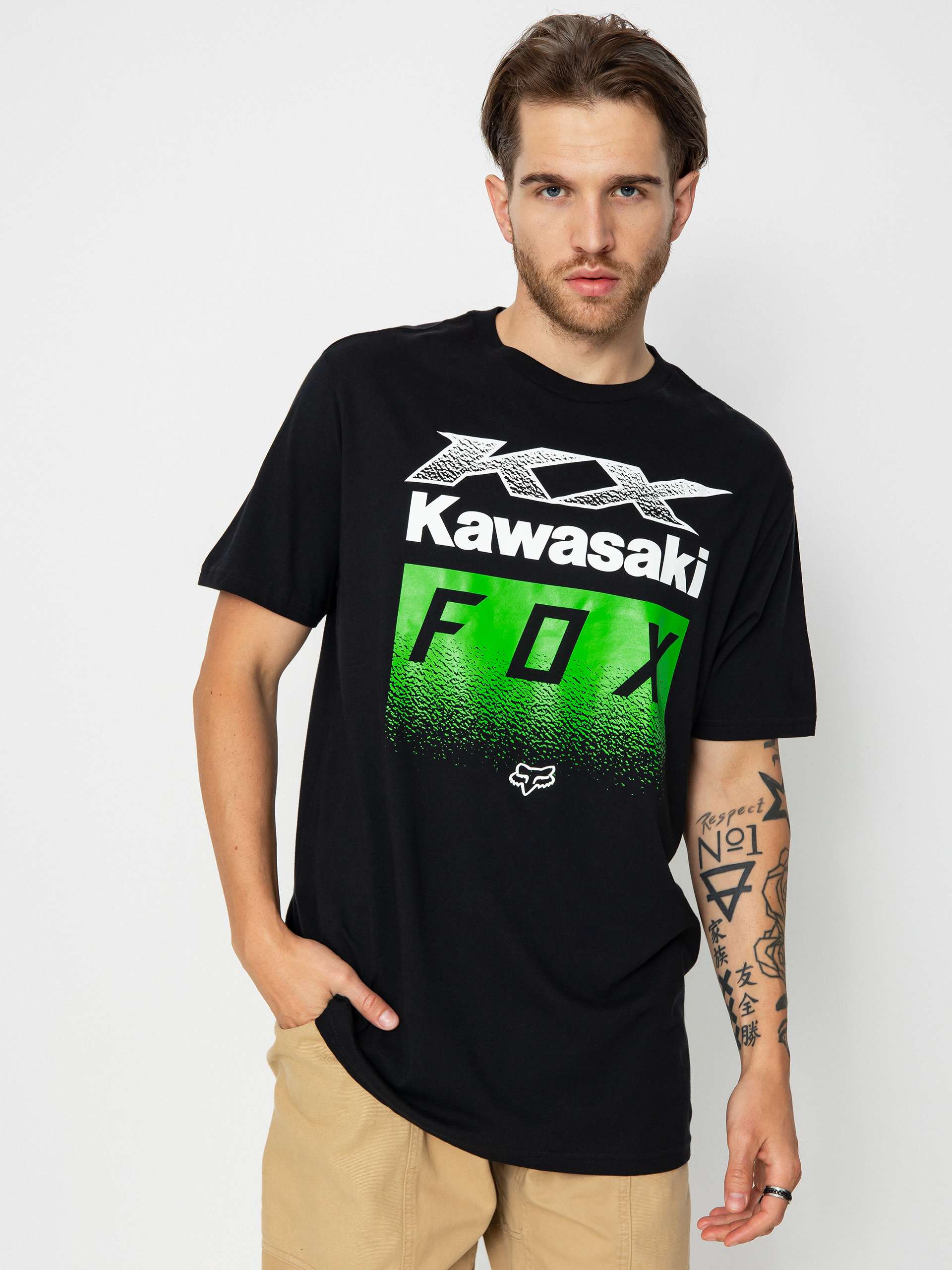 Tricou Fox X Kawi (black)