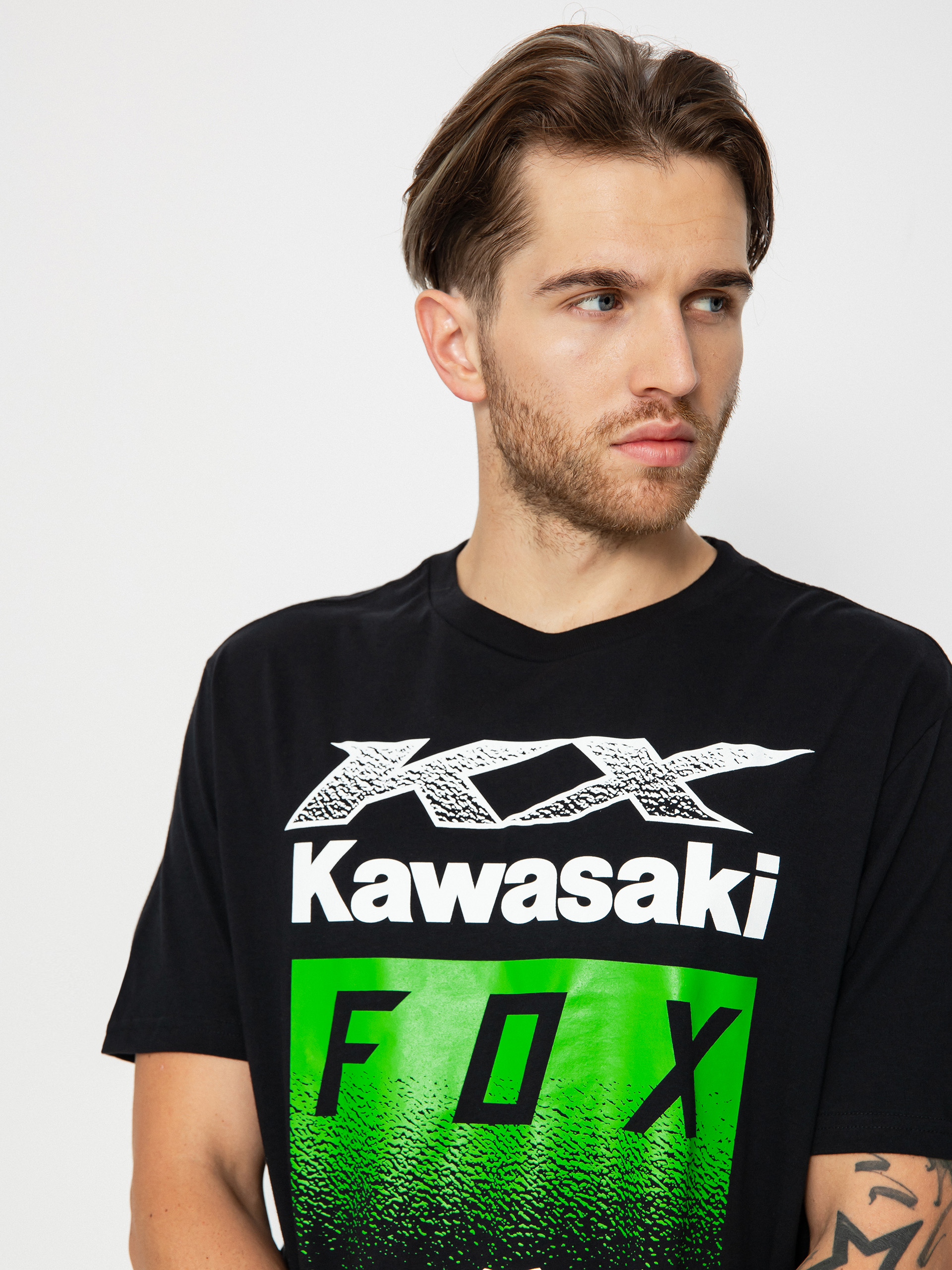 Tricou Fox X Kawi (black)