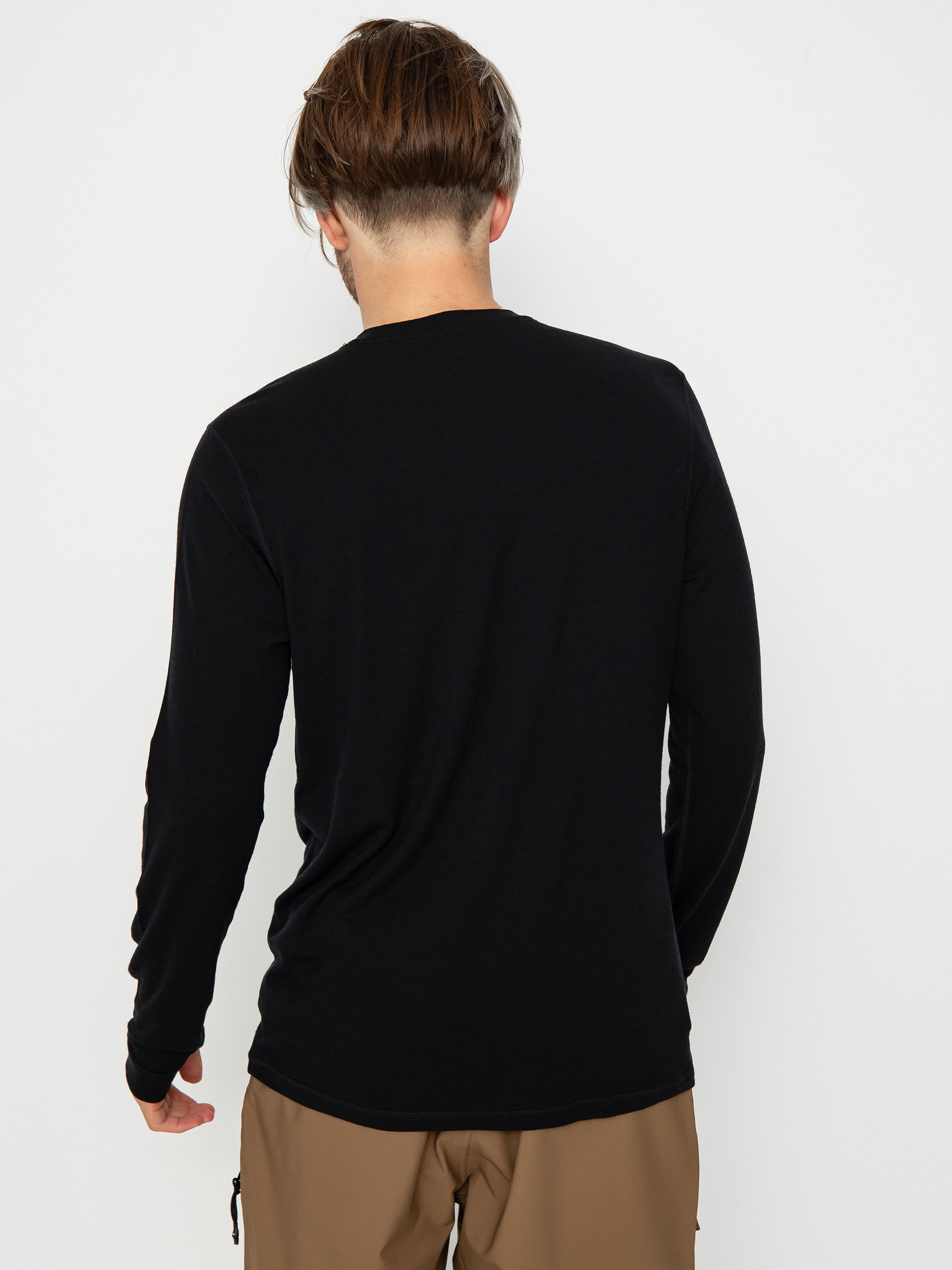 Longsleeve Mons Royale Cascade Merino Flex 200 (black)