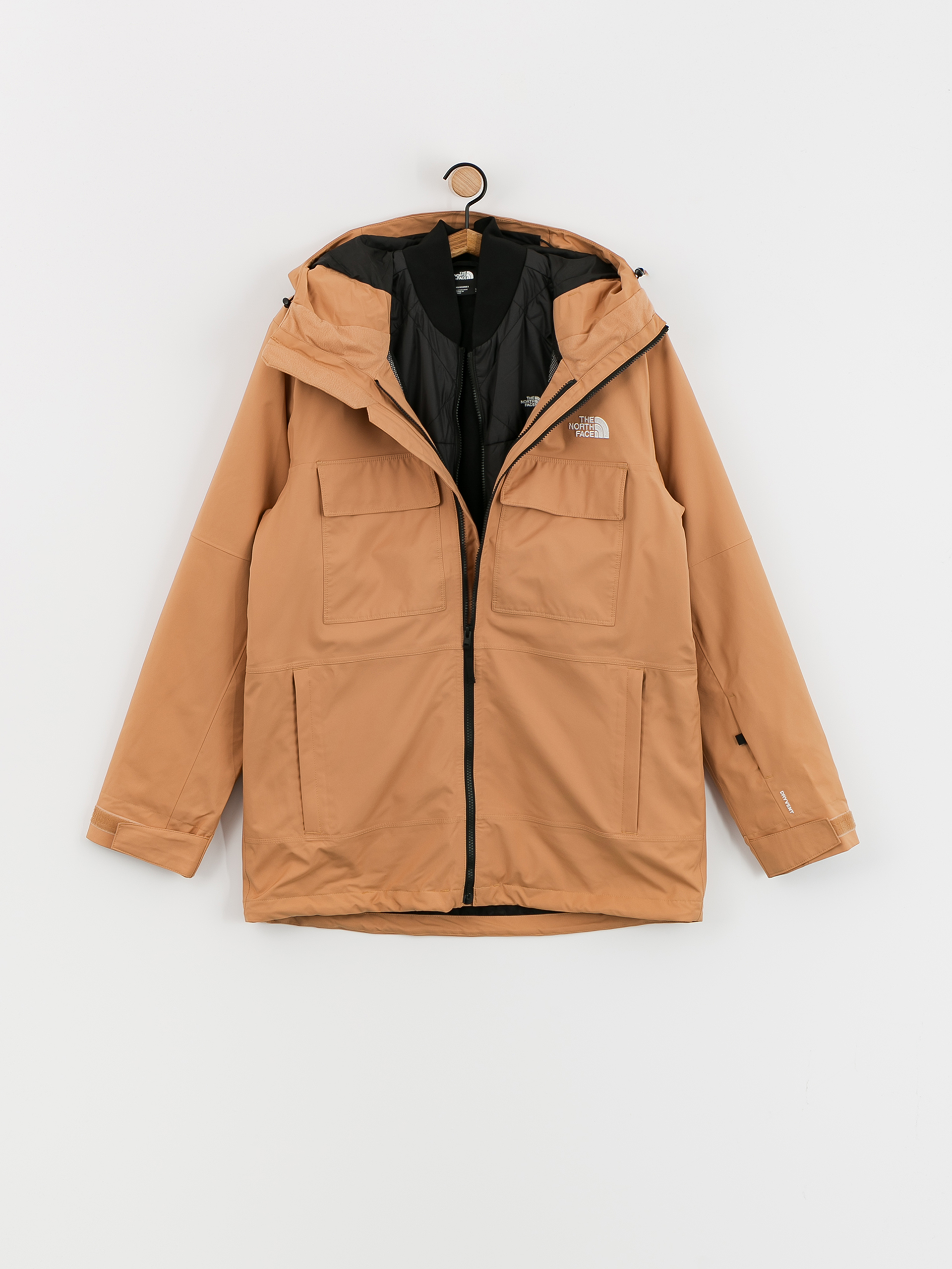 Pentru bărbați Geacă de snowboard The North Face Fourbarrel Triclimate (almond butter/tnf black)