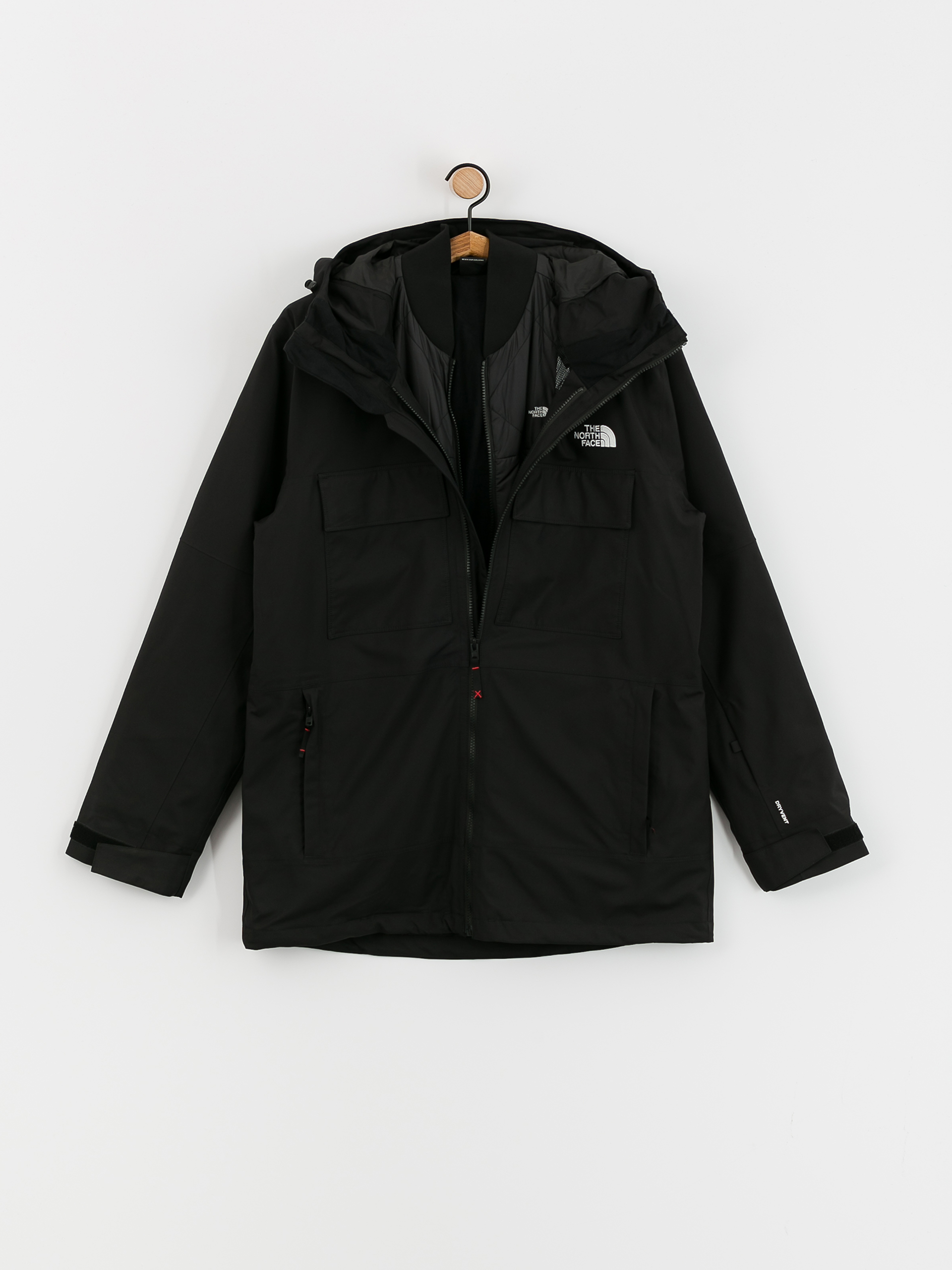 Pentru bărbați Geacă de snowboard The North Face Fourbarrel Triclimate (tnf black)