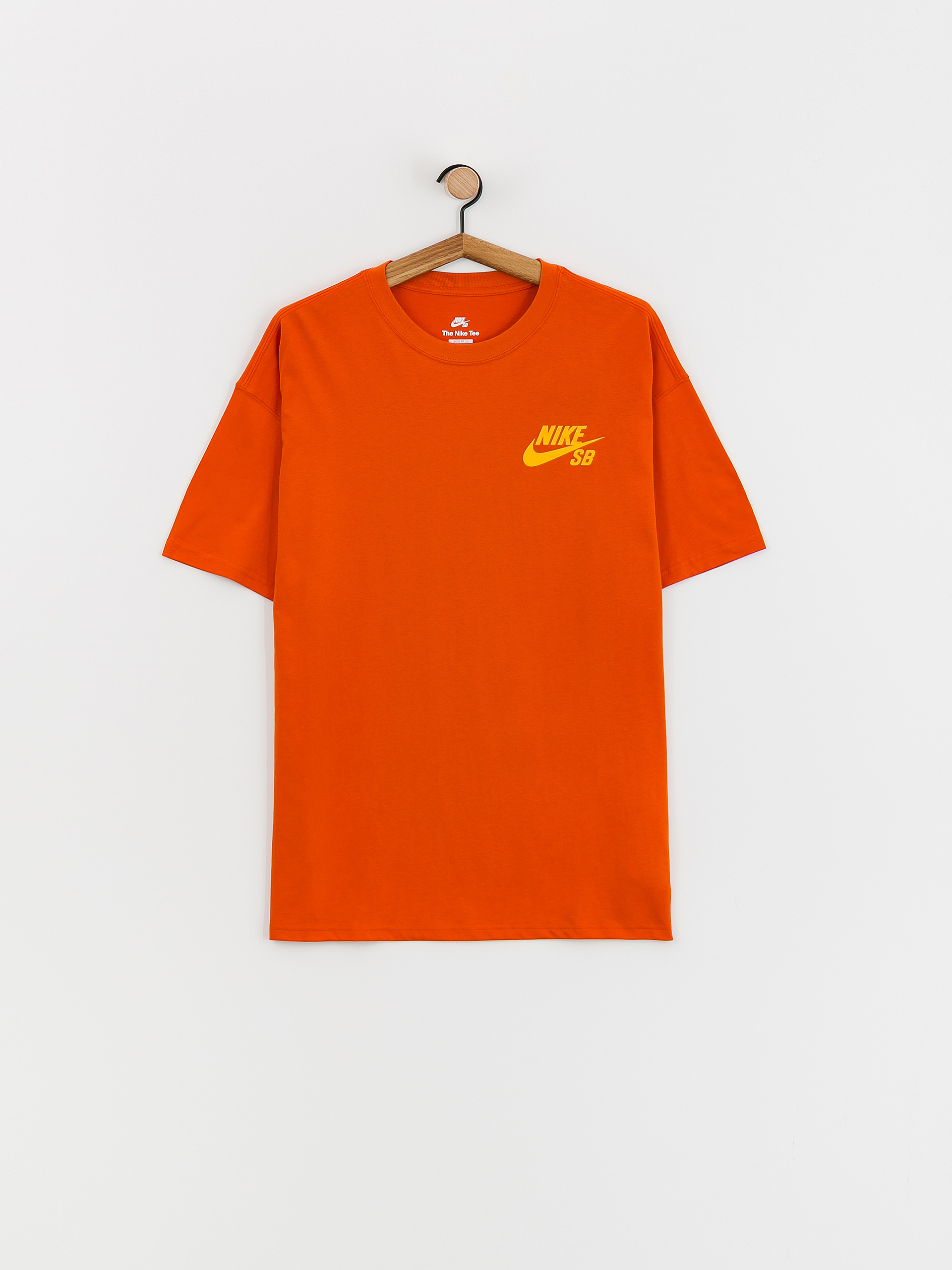 Tricou Nike SB Logo LBR (campfire orange)