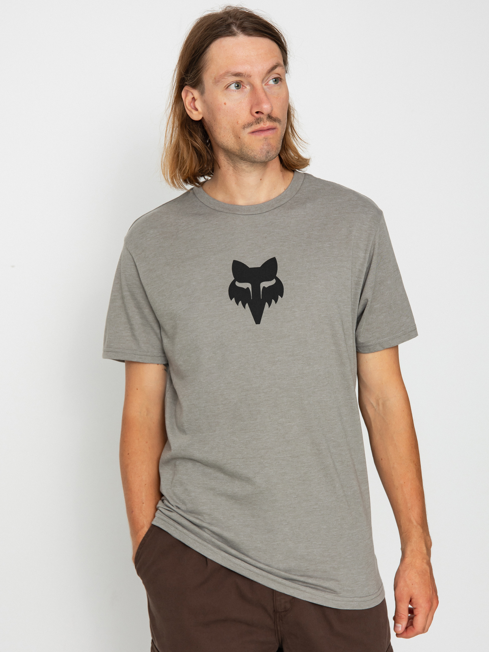 Tricou Fox Head (heather/graphite)