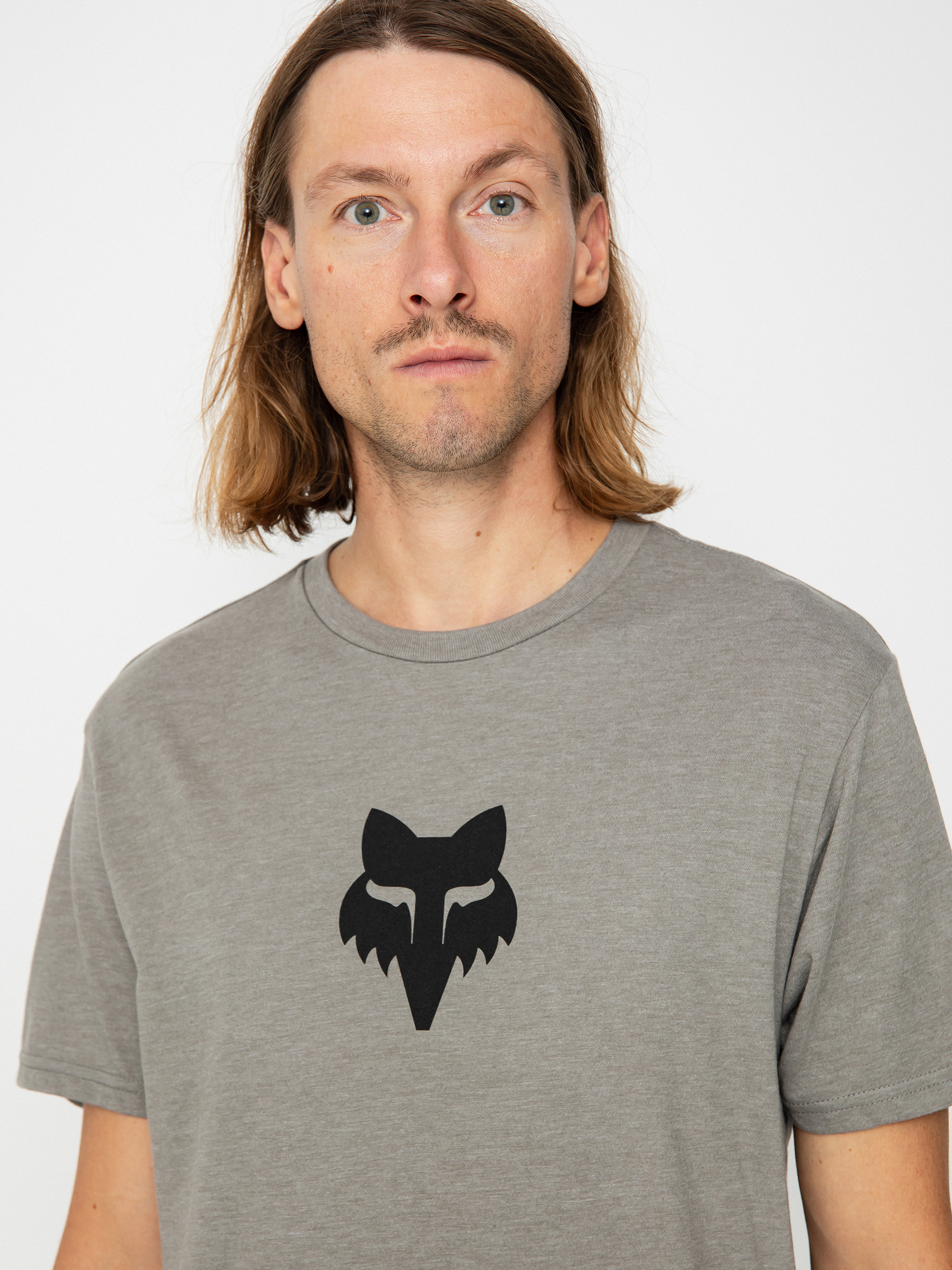 Tricou Fox Head (heather/graphite)