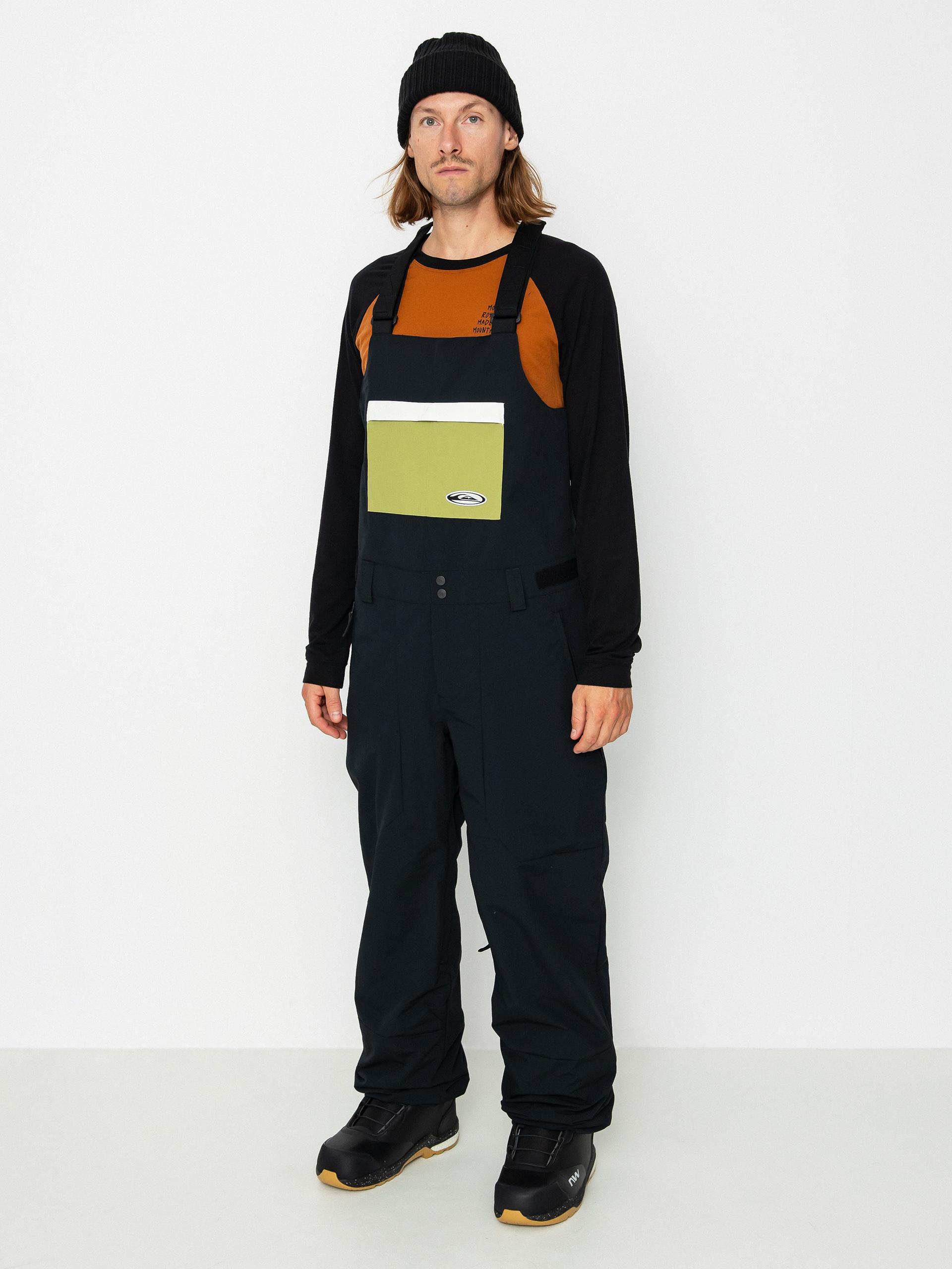 Pantaloni pentru snowboard Quiksilver Fly High Bib (true black)