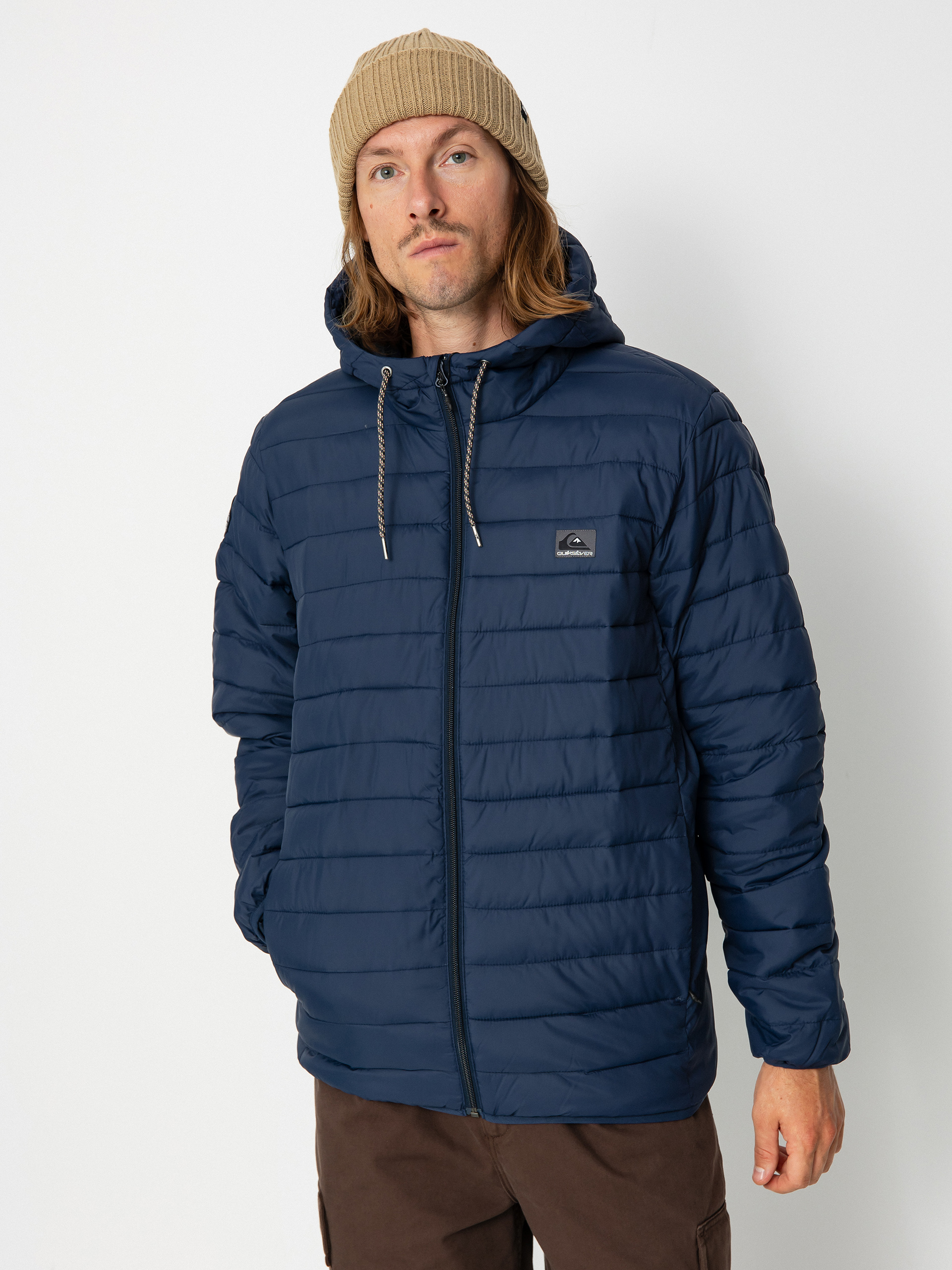 Geacă Quiksilver Scaly Hood (navy blazer)