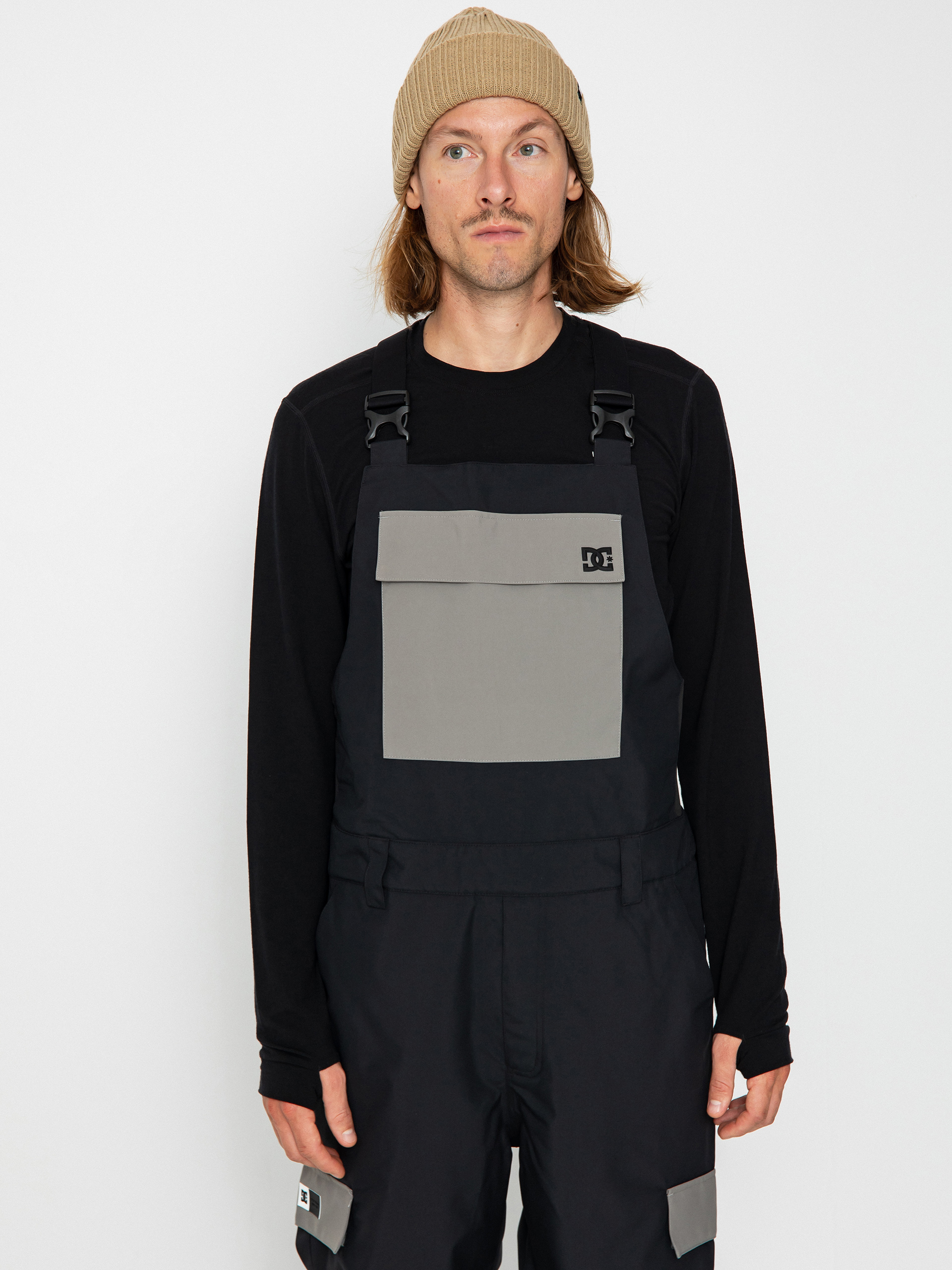 Pentru bărbați Pantaloni pentru snowboard DC Docile Bib (black)