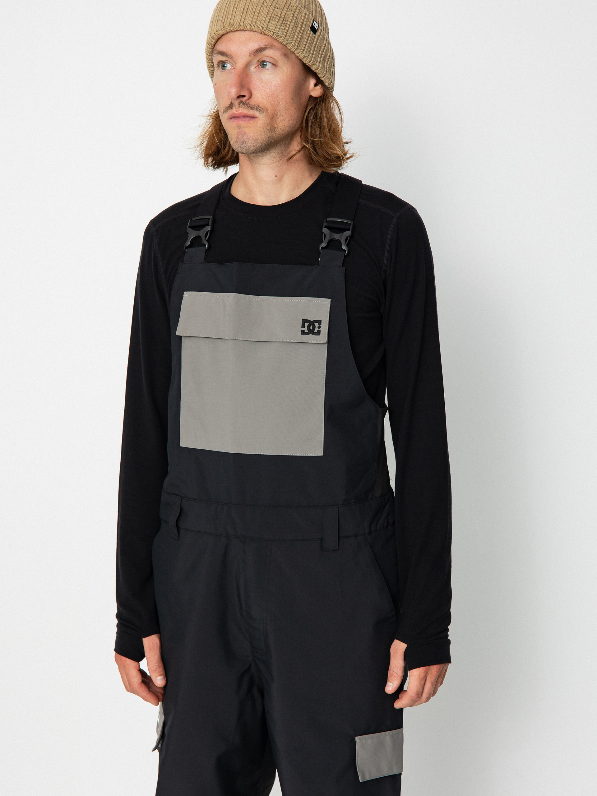Pentru bărbați Pantaloni pentru snowboard DC Docile Bib (black)