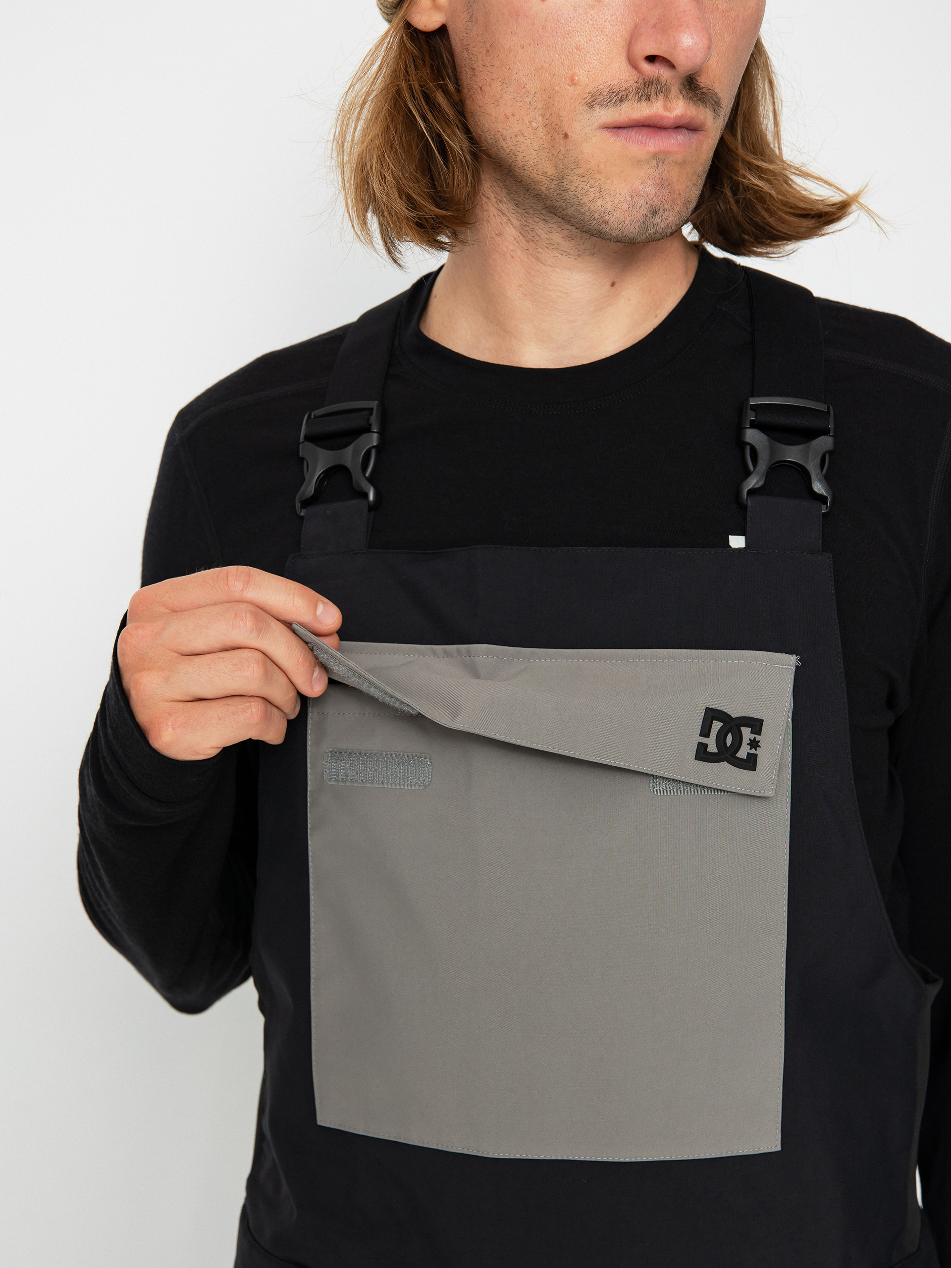Pentru bărbați Pantaloni pentru snowboard DC Docile Bib (black)