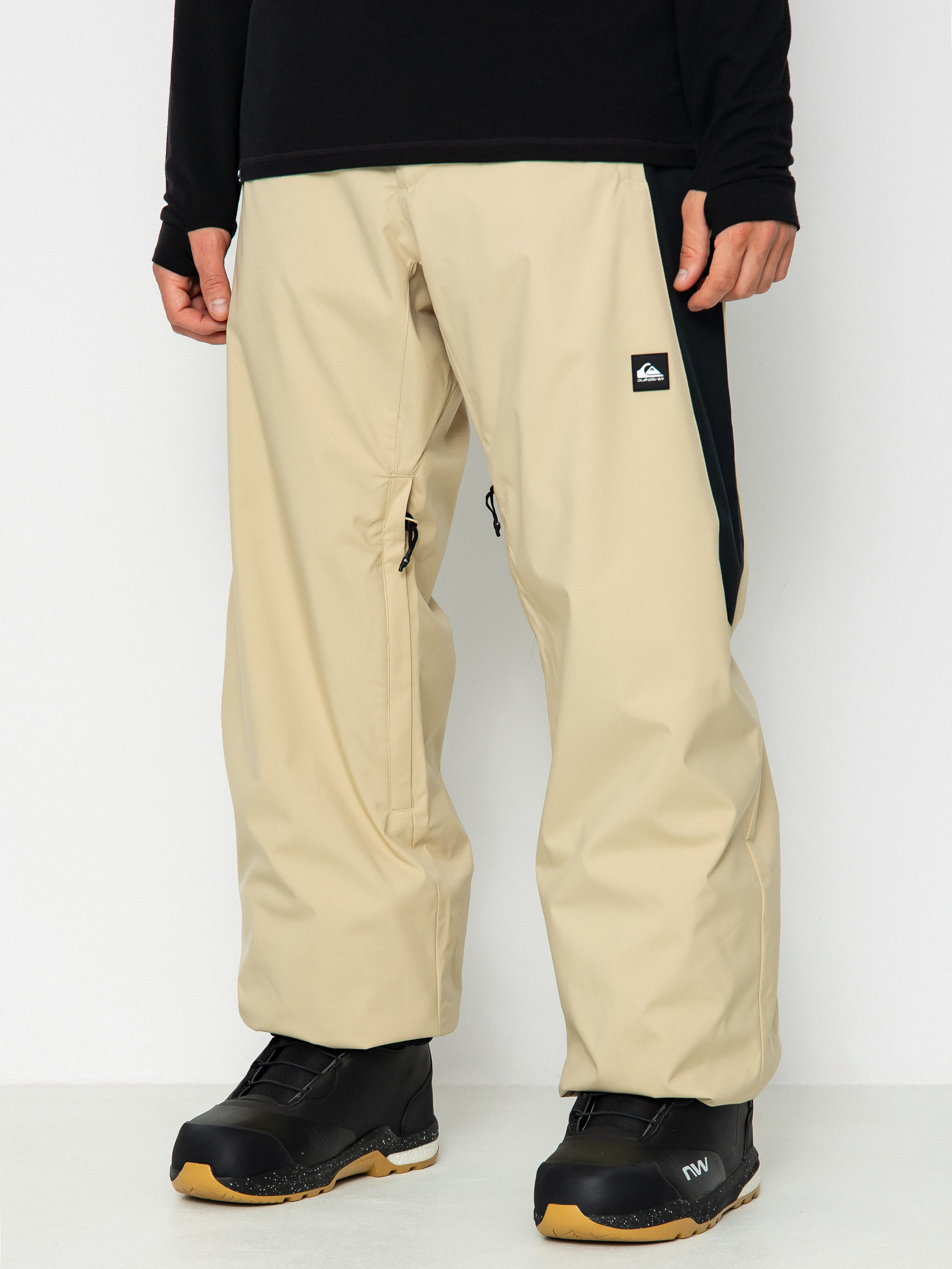 Pentru bărbați Pantaloni pentru snowboard Quiksilver Snow Down (pale khaki)