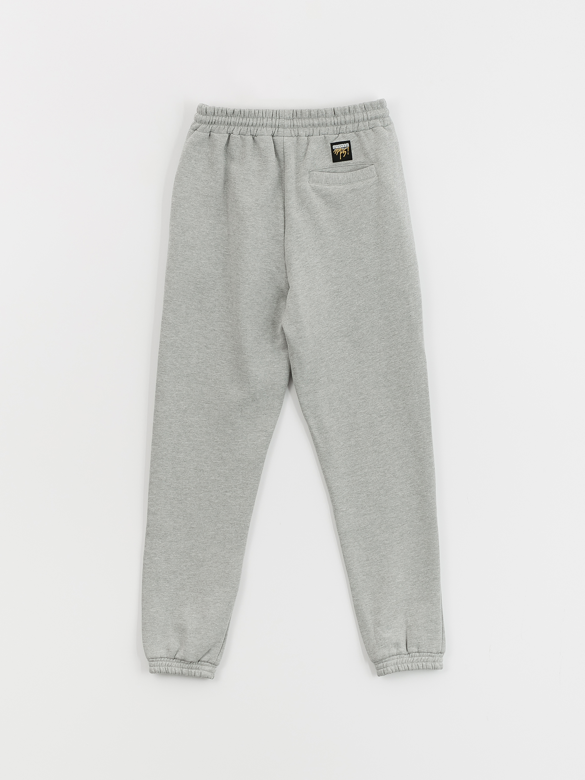 Pantaloni MassDnm Patch Straight Fit (light heather grey)
