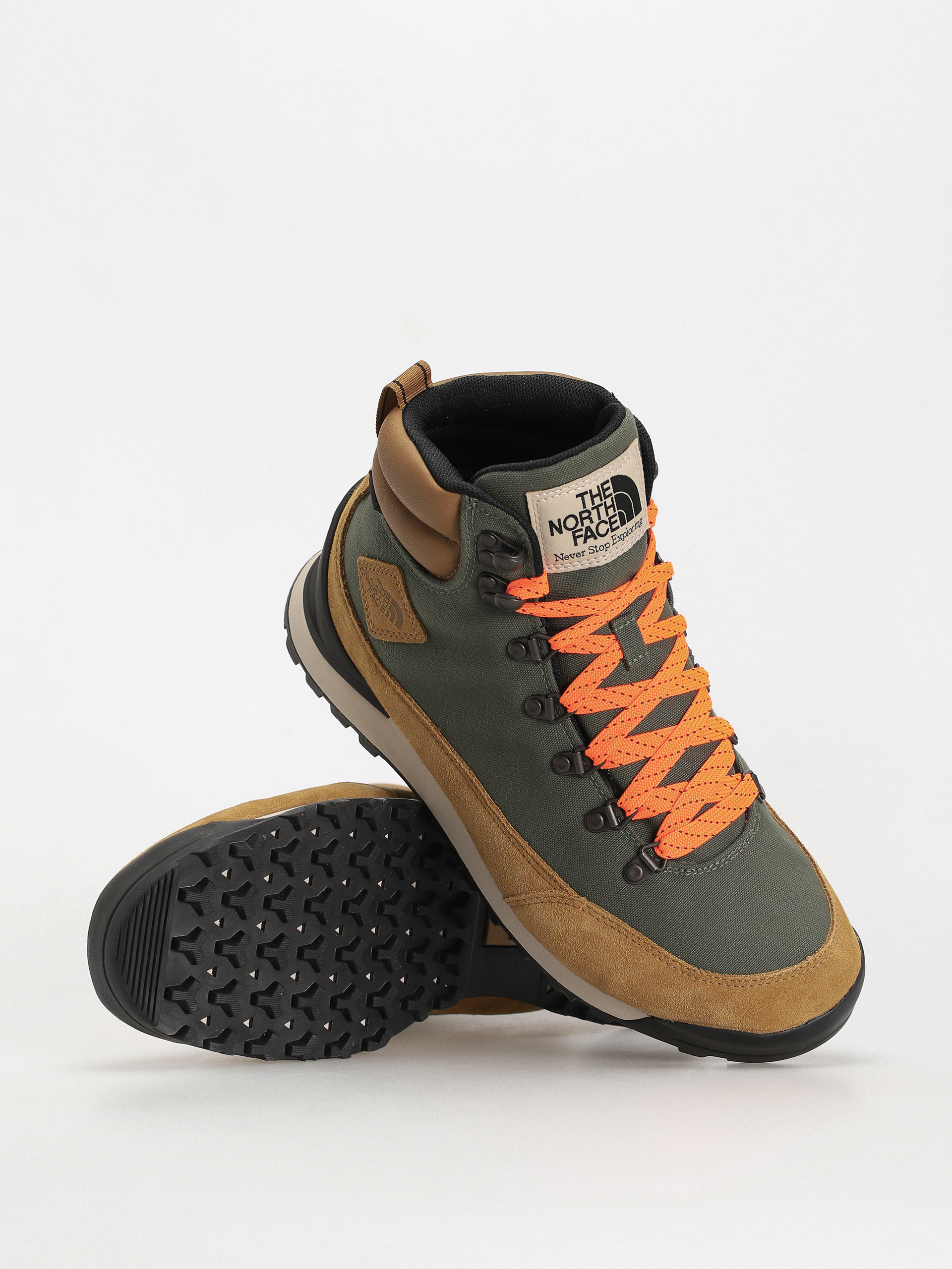 Pantofi The North Face Back To Berkeley Iv Textile Wp (thyme/utility brown)
