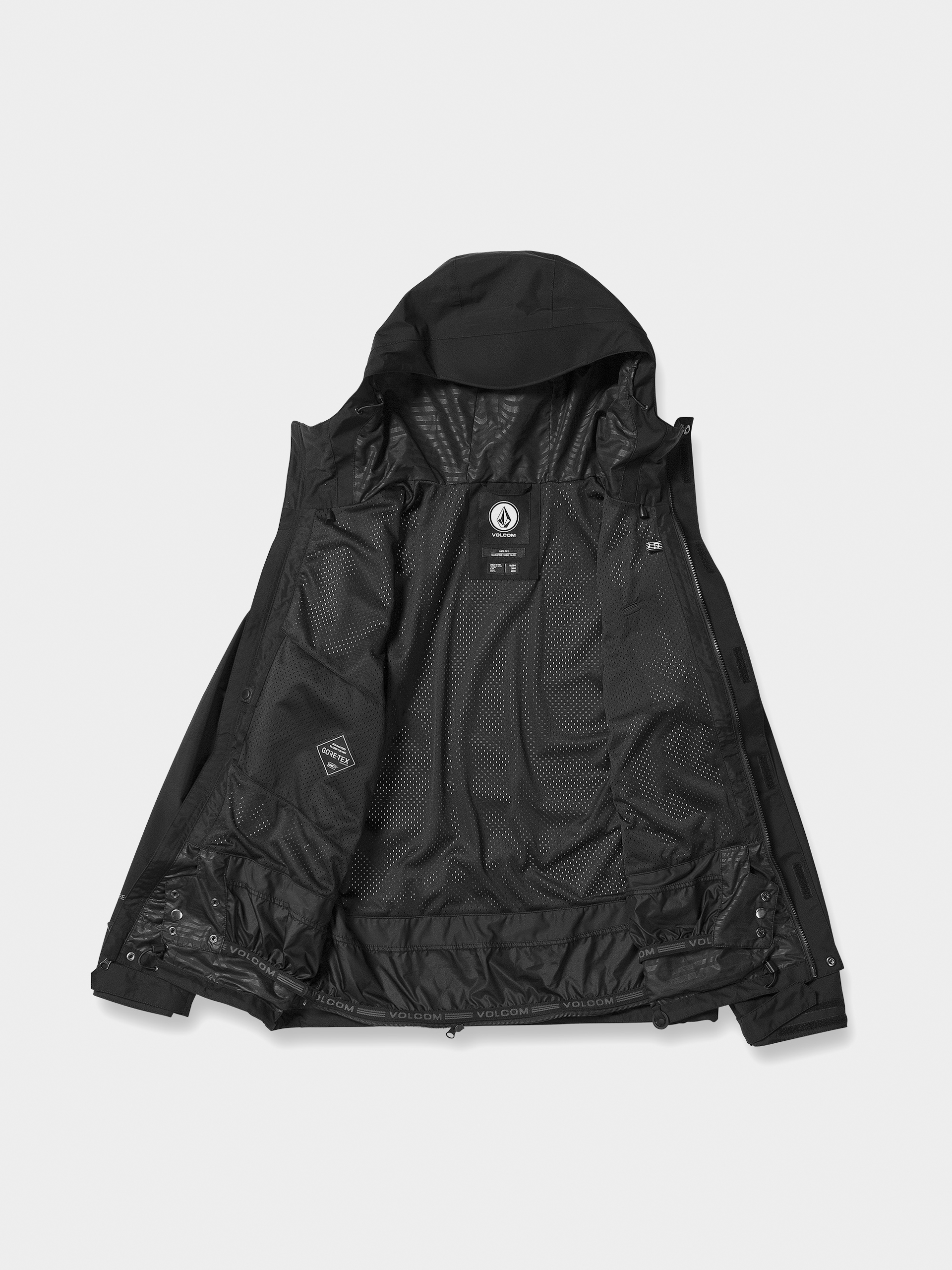 Pentru bărbați Geacă de snowboard Volcom Dua Gore Tex (black)